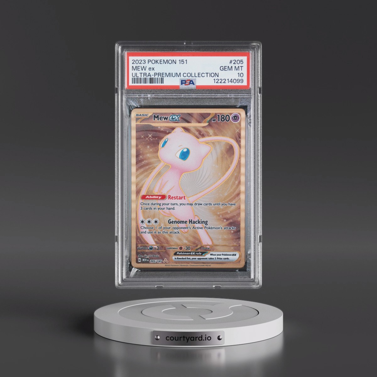 2023 Pokémon 151 Ultra-Premium Collection #205 Mew EX - Holo (PSA 10 GEM MINT)