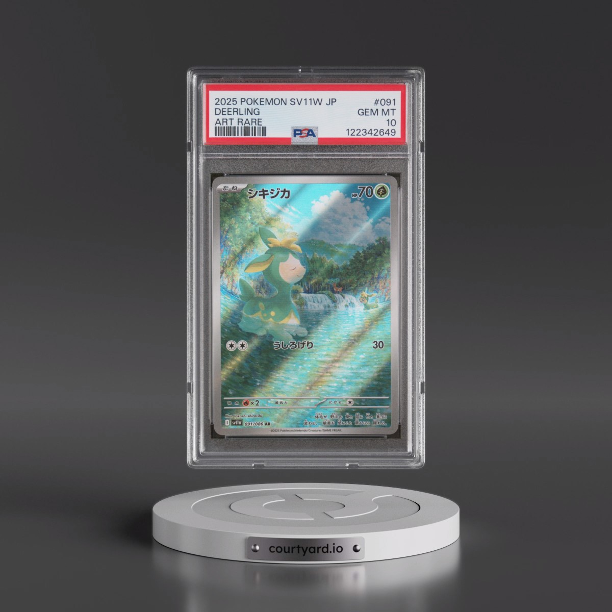 2025 Pokémon Sv11w-White Flare #091 Deerling - Art Rare (PSA 10 GEM MINT)