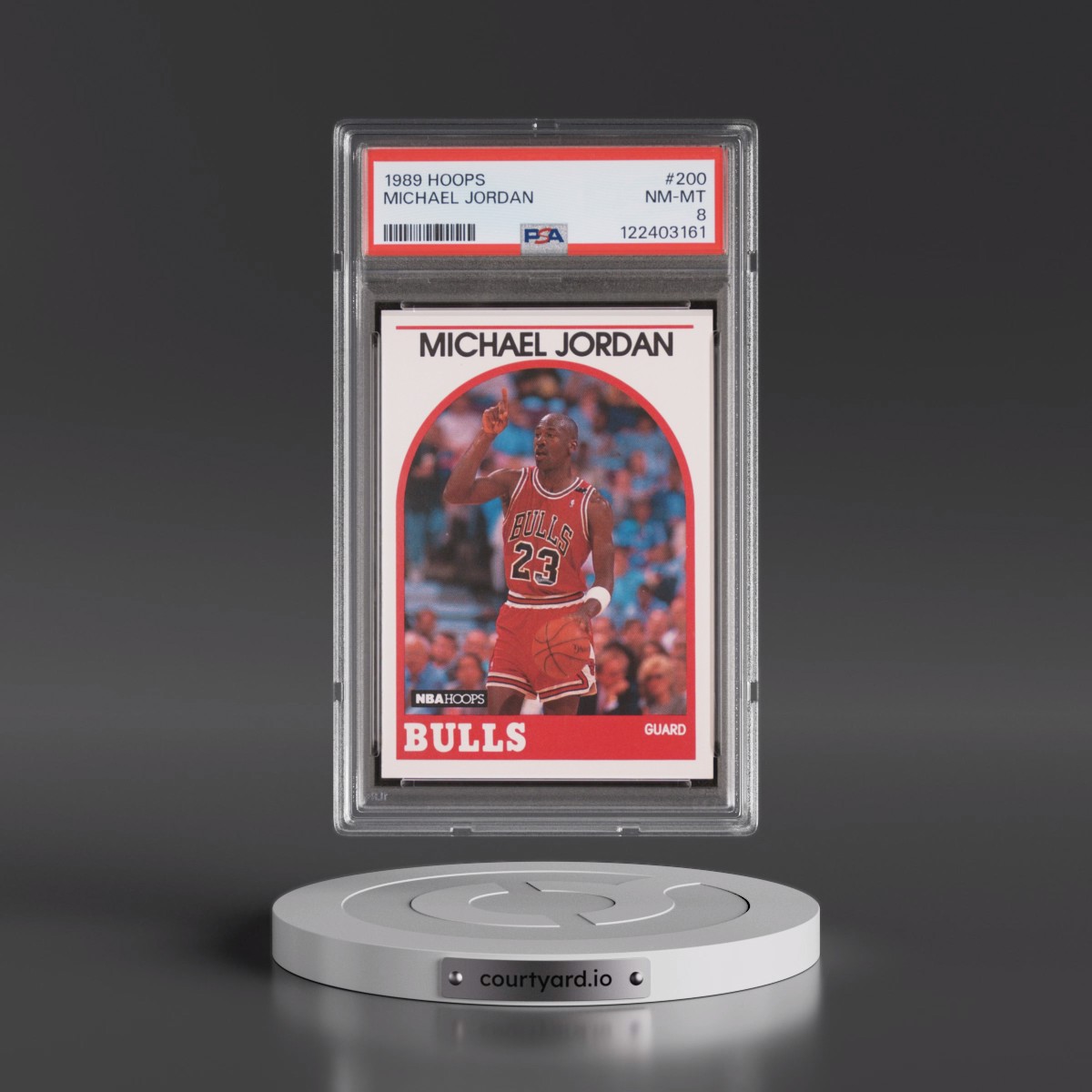 1989 Hoops #200 Michael Jordan (PSA 8 NM-MT)