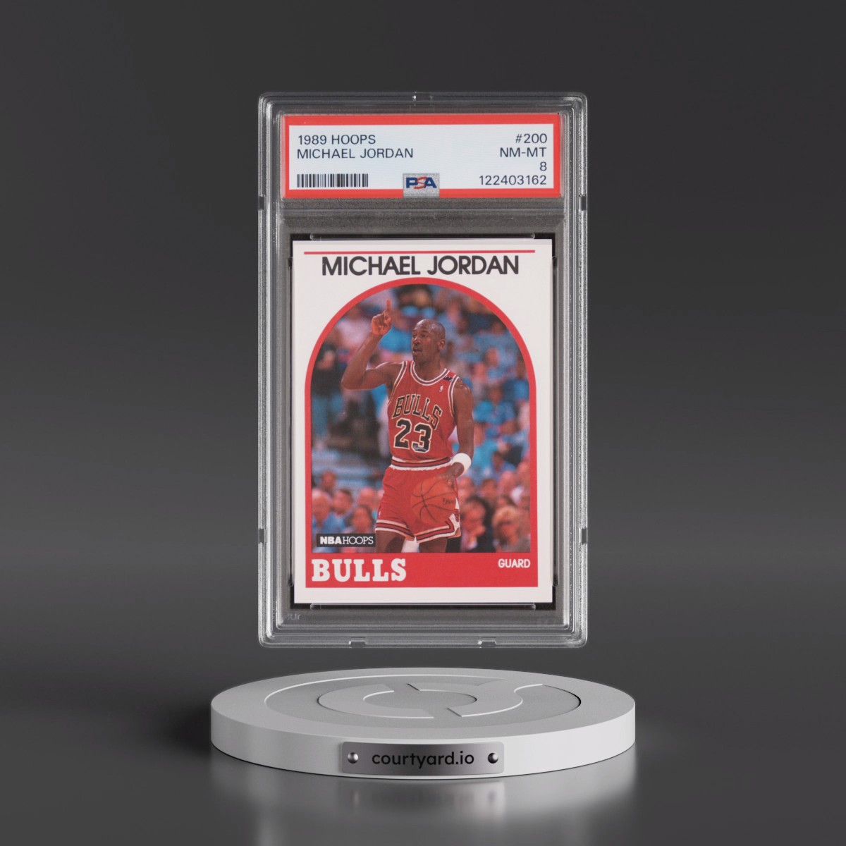 1989 Hoops #200 Michael Jordan (PSA 8 NM-MT)