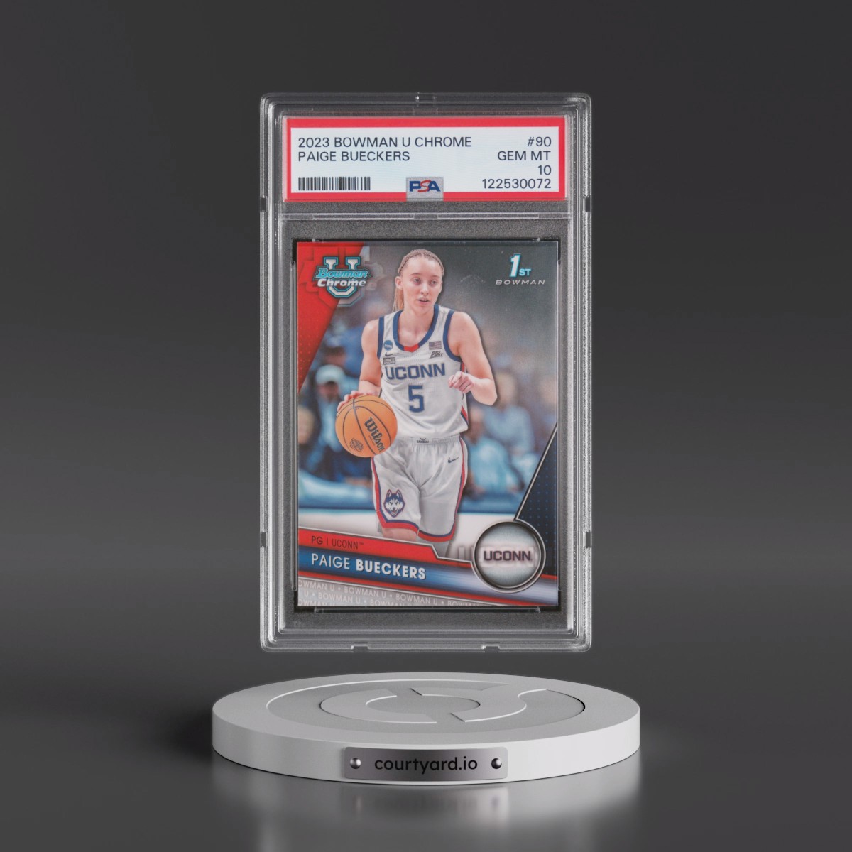 2023 Bowman University Chrome #90 Paige Bueckers (PSA 10 GEM MINT)