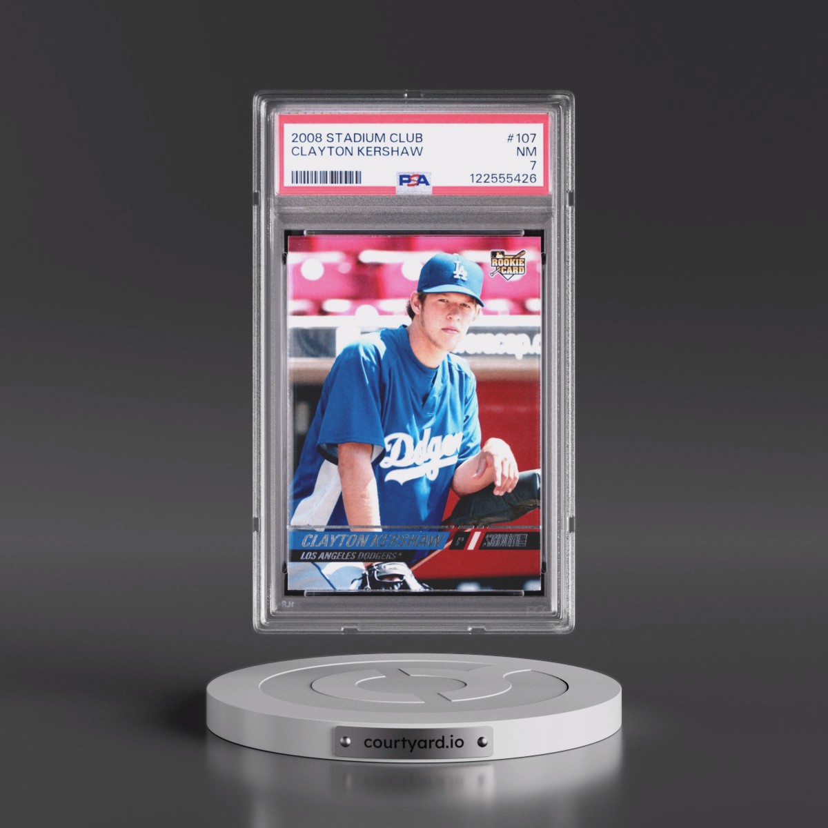 2008 Stadium Club Clayton Kershaw #107 PSA 7