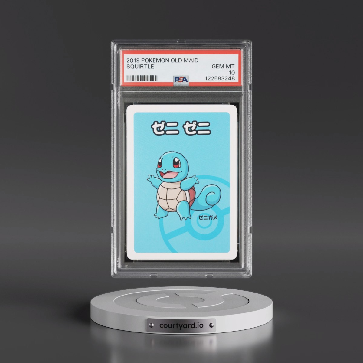 2019 Pokémon Old Maid Squirtle (PSA 10 GEM MINT)