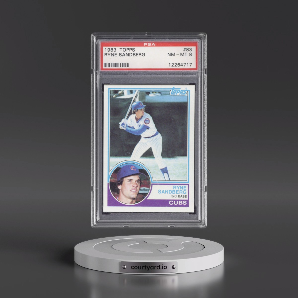 1983 Topps #83 Ryne Sandberg (PSA 8 NM-MT)