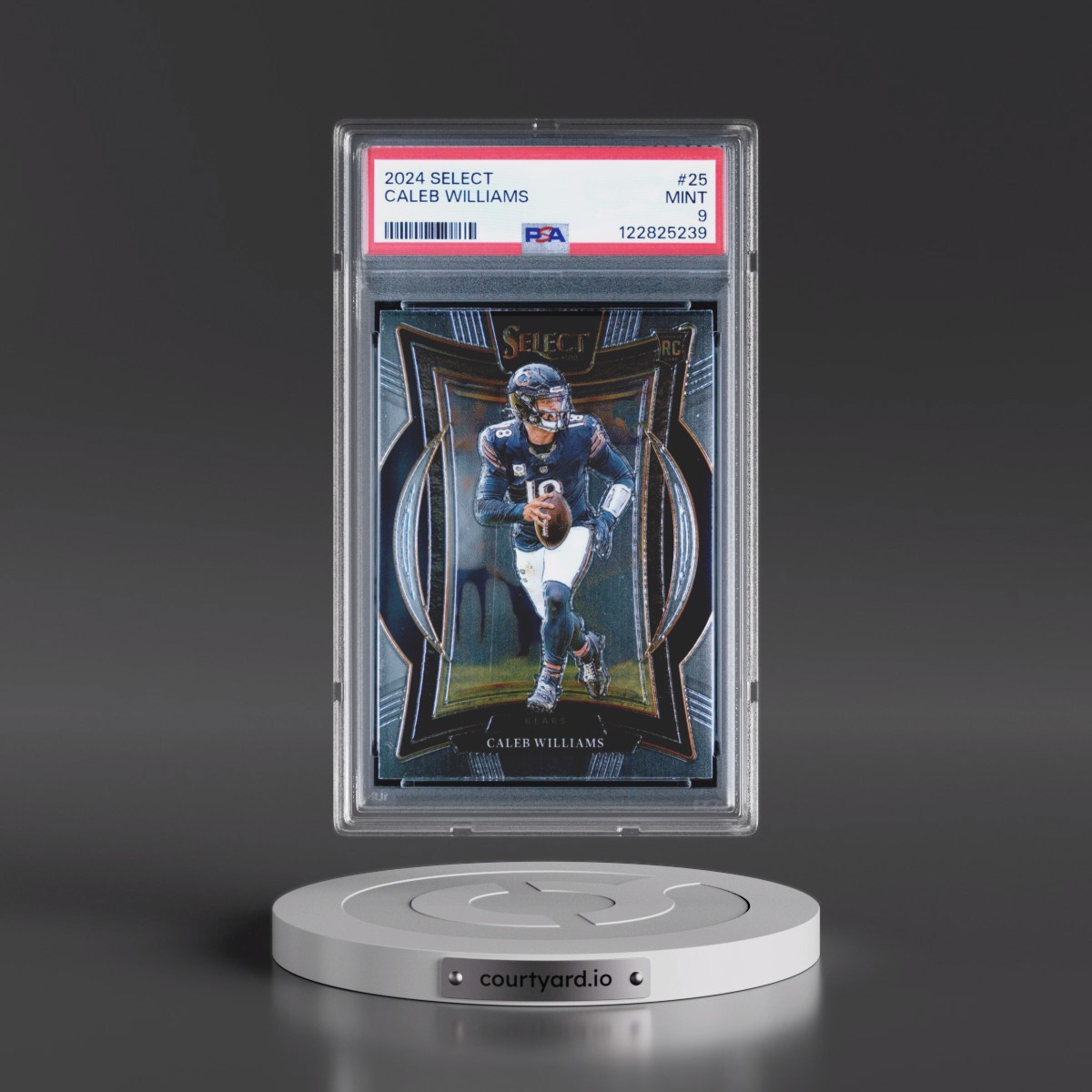 2024 Panini Select #25 Caleb Williams (PSA 9 MINT)