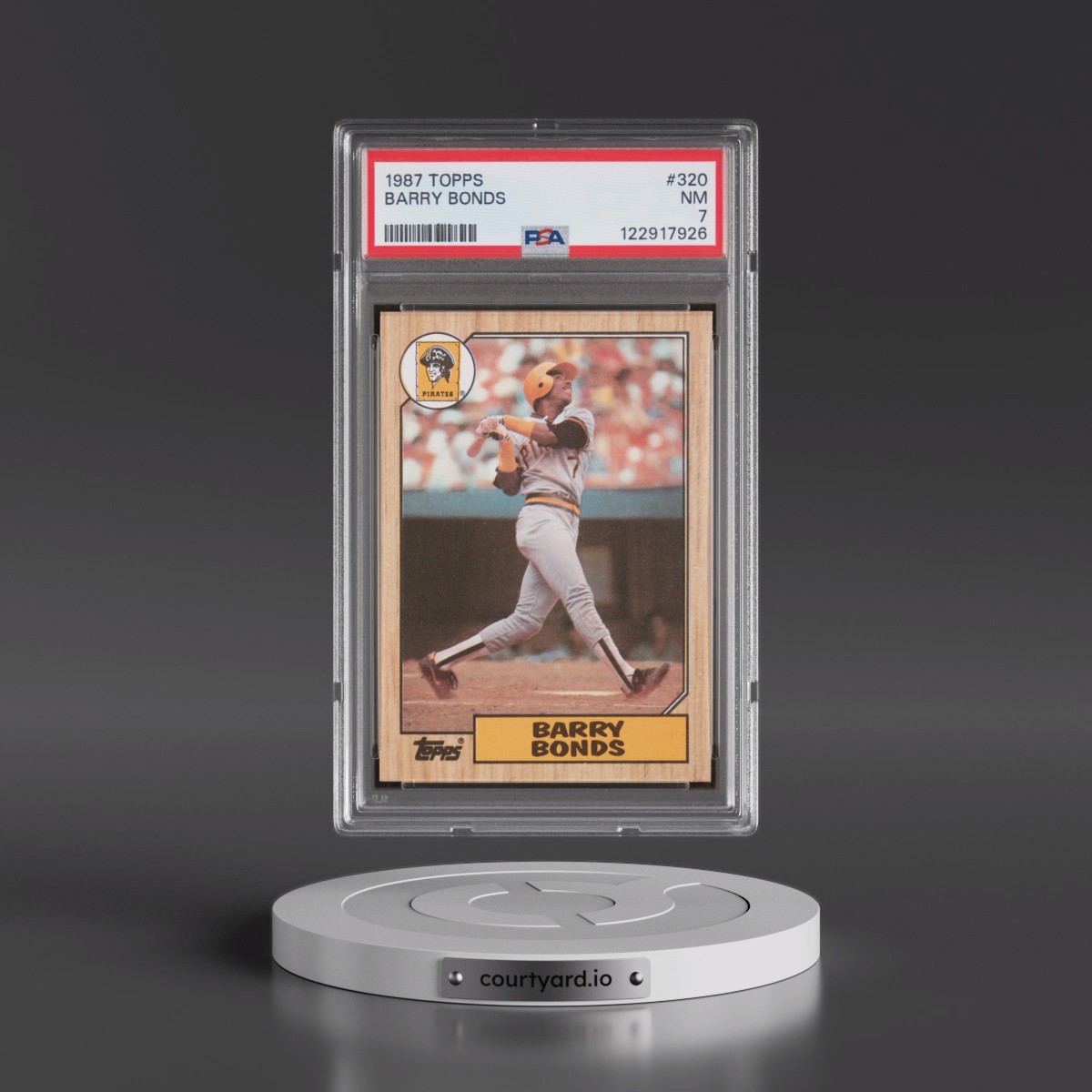 1987 Topps #320 Barry Bonds (PSA 7 NM)