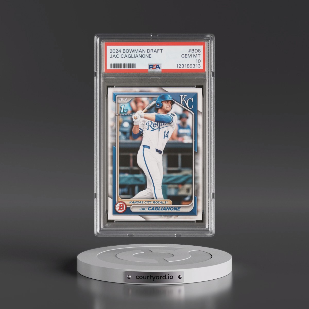 2024 Bowman Draft #BD8 Jac Caglianone (PSA 10 GEM MINT)