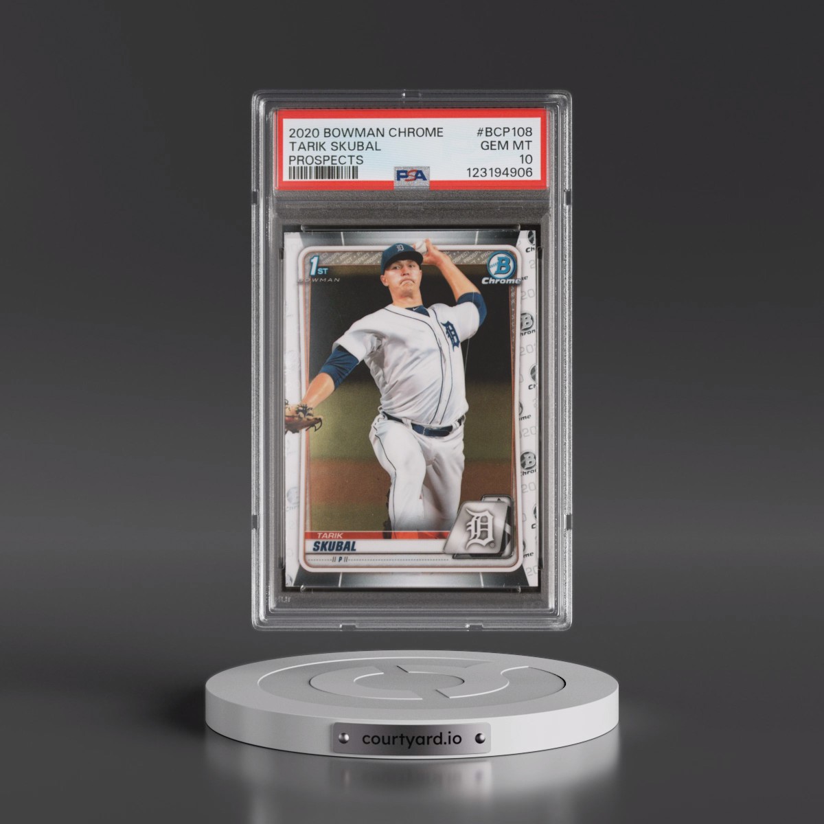 2020 Bowman Chrome Prospects #BCP108 Tarik Skubal (PSA 10 GEM MINT)