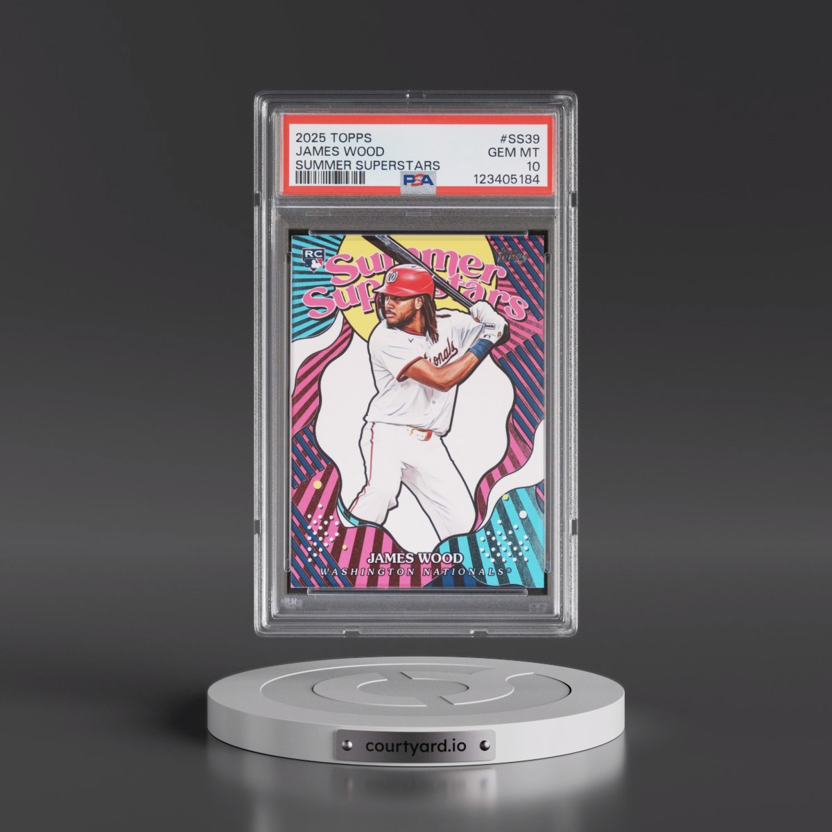 2025 Topps Summer Superstars #SS39 James Wood (PSA 10 GEM MINT)