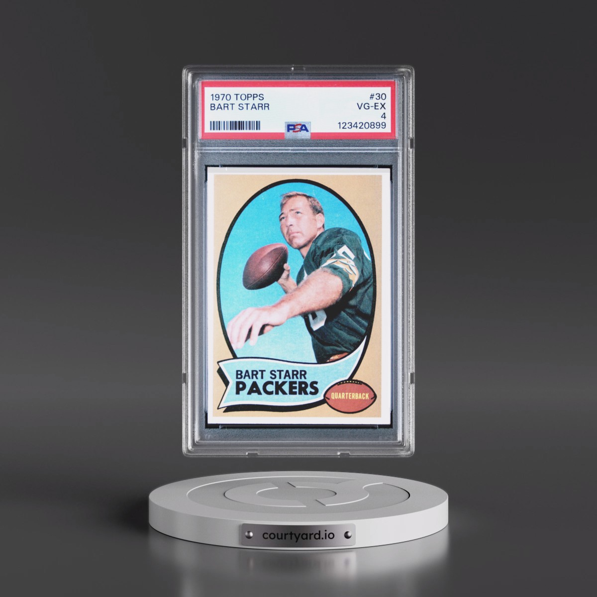 1970 Topps #30 Bart Starr (PSA 4 VG-EX)