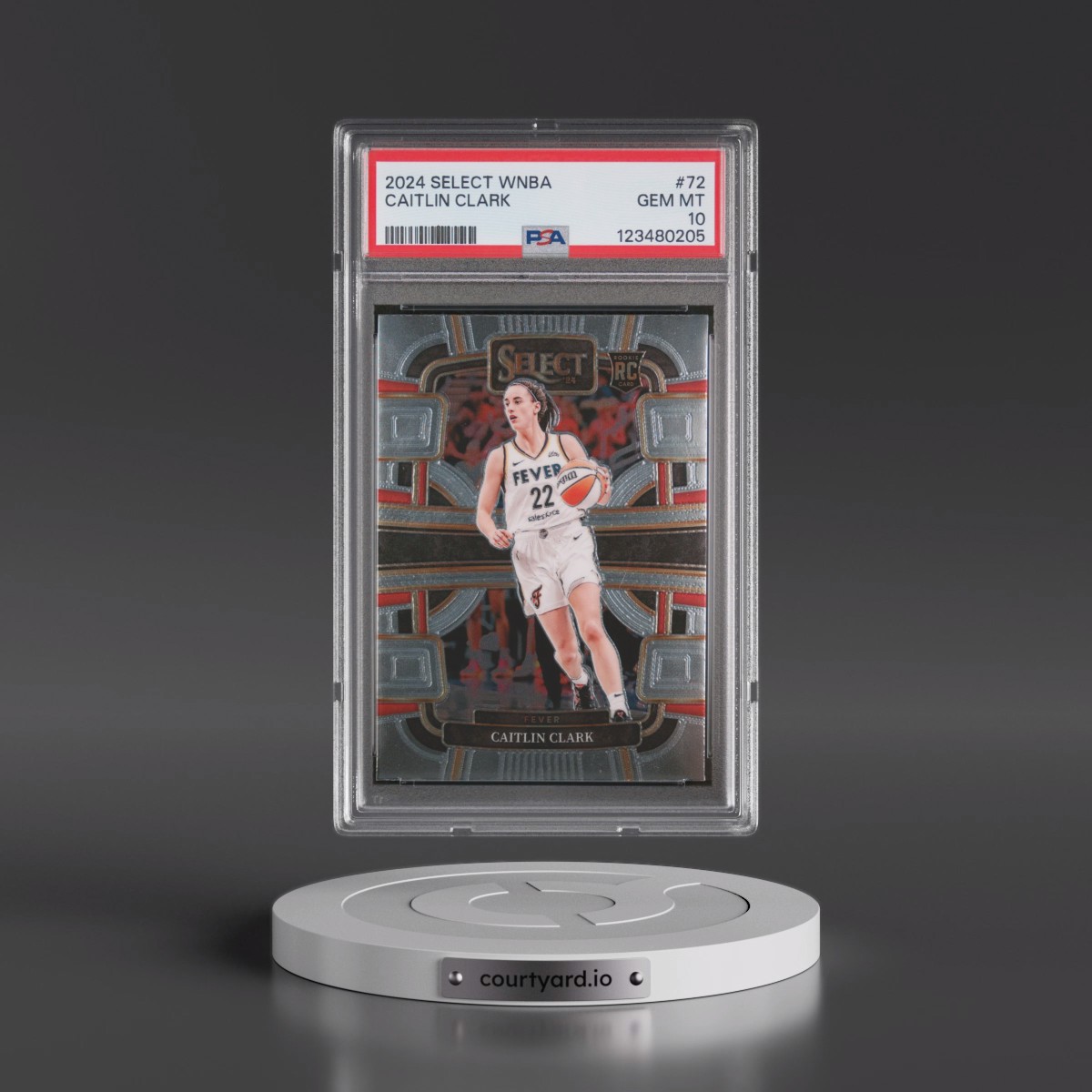 2024 Panini Select WNBA #72 Caitlin Clark (PSA 10 GEM MINT)