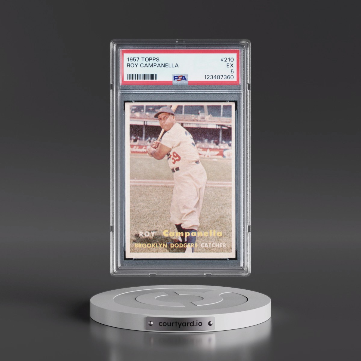 1957 Topps Roy Campanella #210 PSA 5