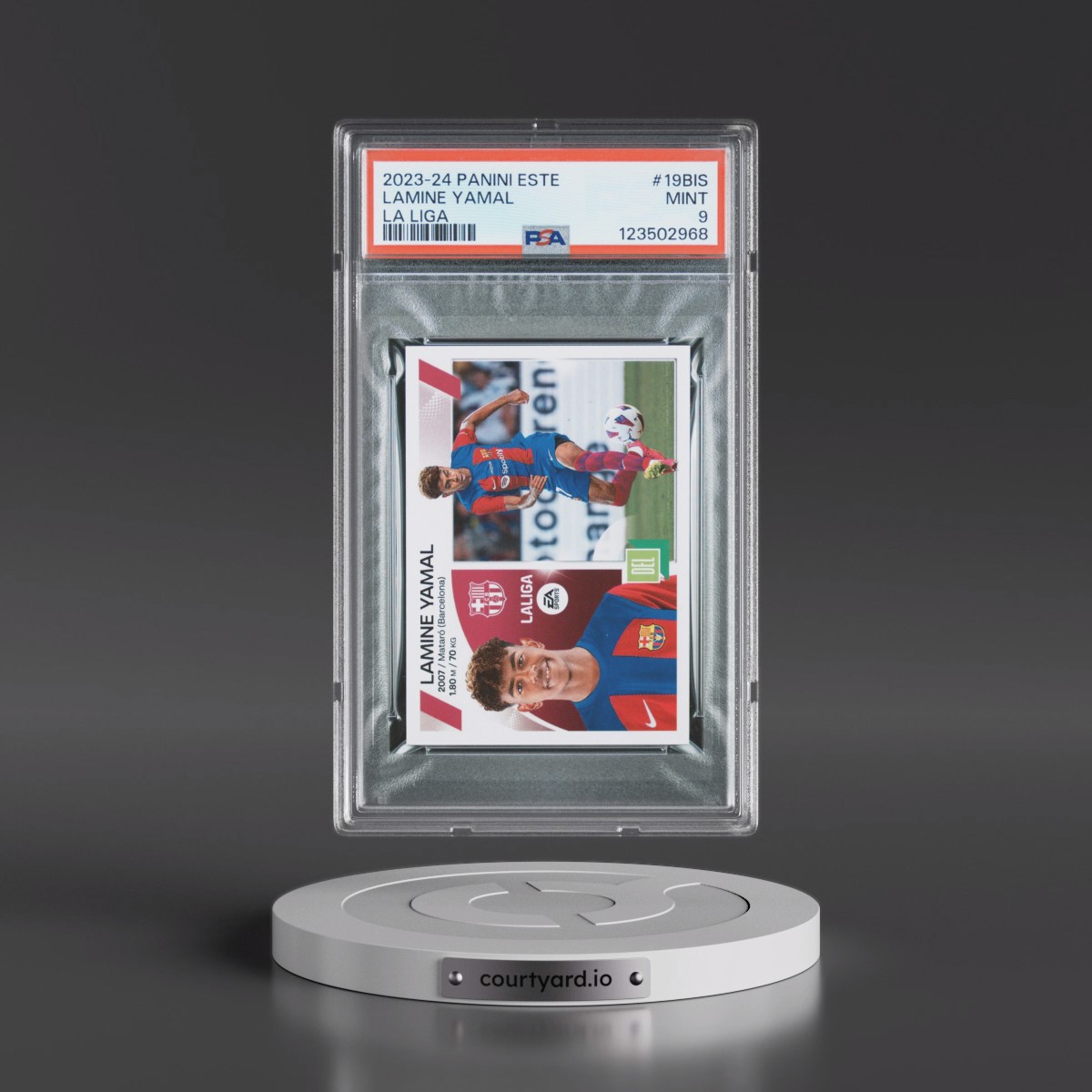 2023 Panini Este La Liga #19BIS Lamine Yamal (PSA 9 MINT)