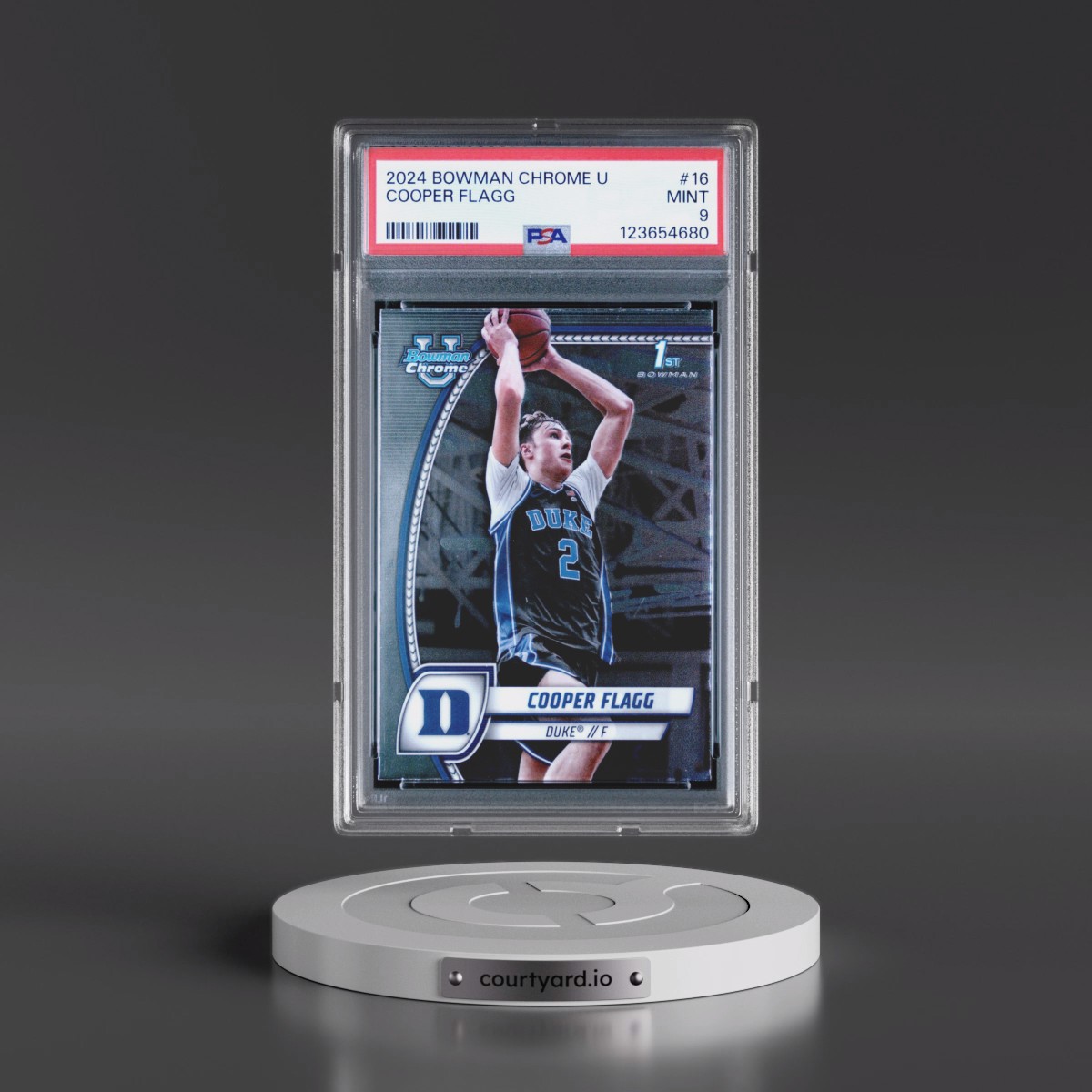 2024 Bowman Chrome University #16 Cooper Flagg (PSA 9 MINT)