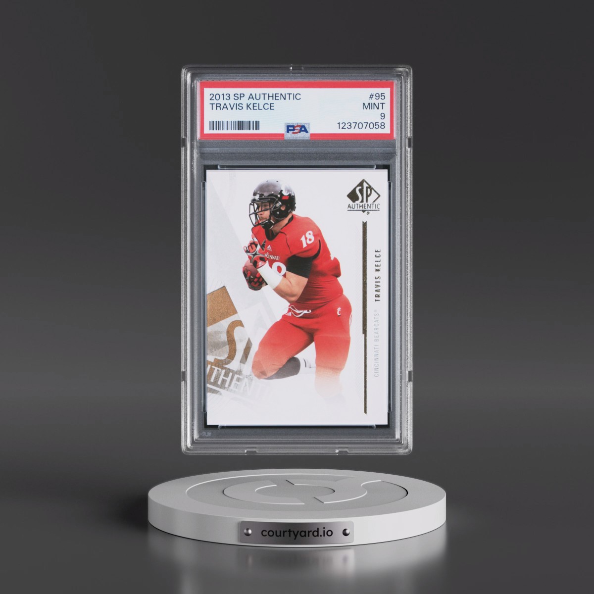 2013 SP Authentic #95 Travis Kelce (PSA 9 MINT)