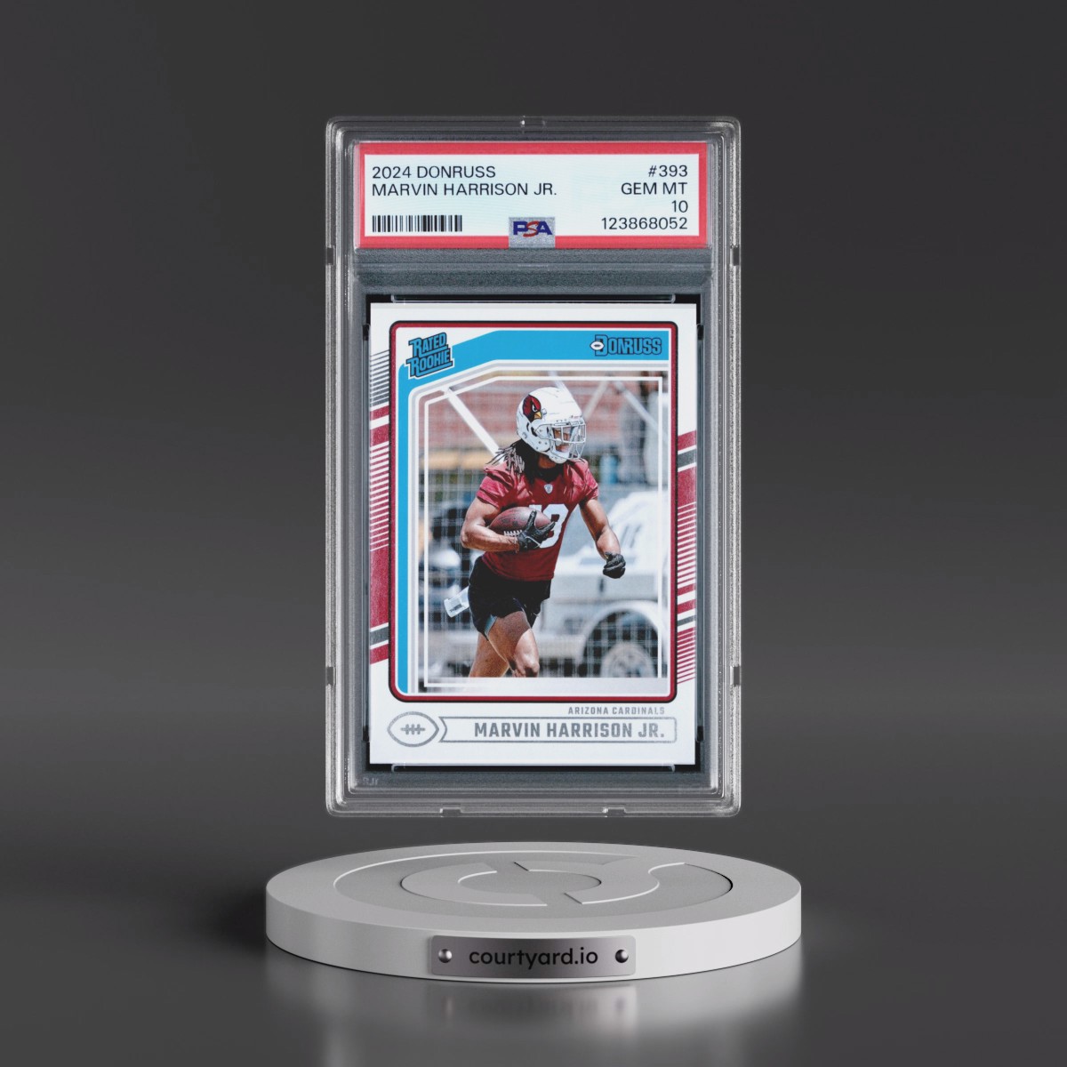 2024 Panini Donruss #393 Marvin Harrison Jr. (PSA 10 GEM MINT)