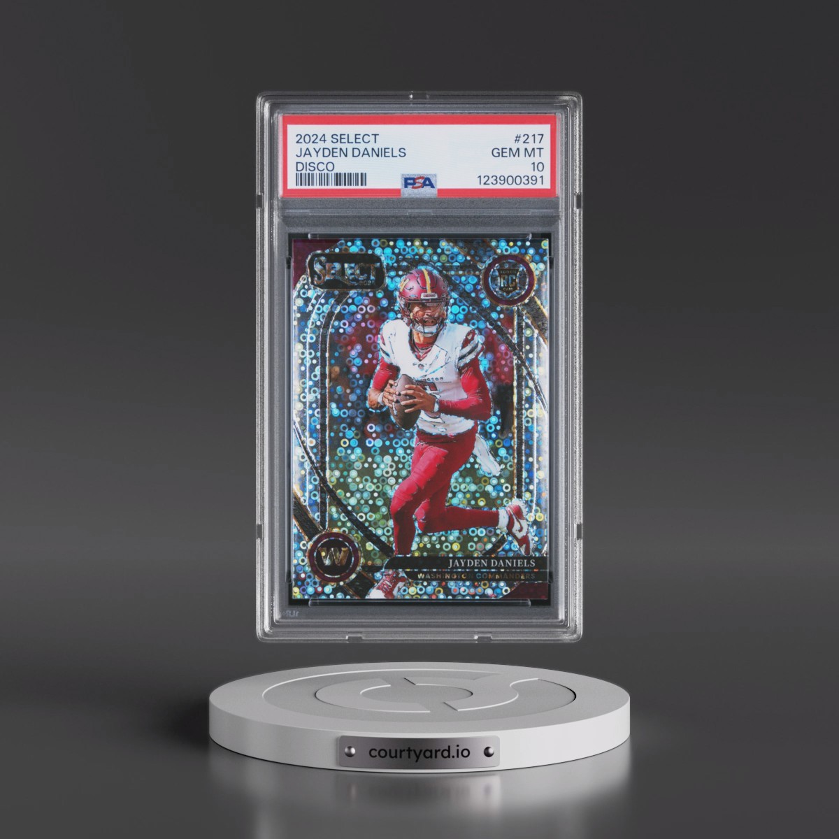 2024 Panini Select Jayden Daniels - Disco #217 PSA 10