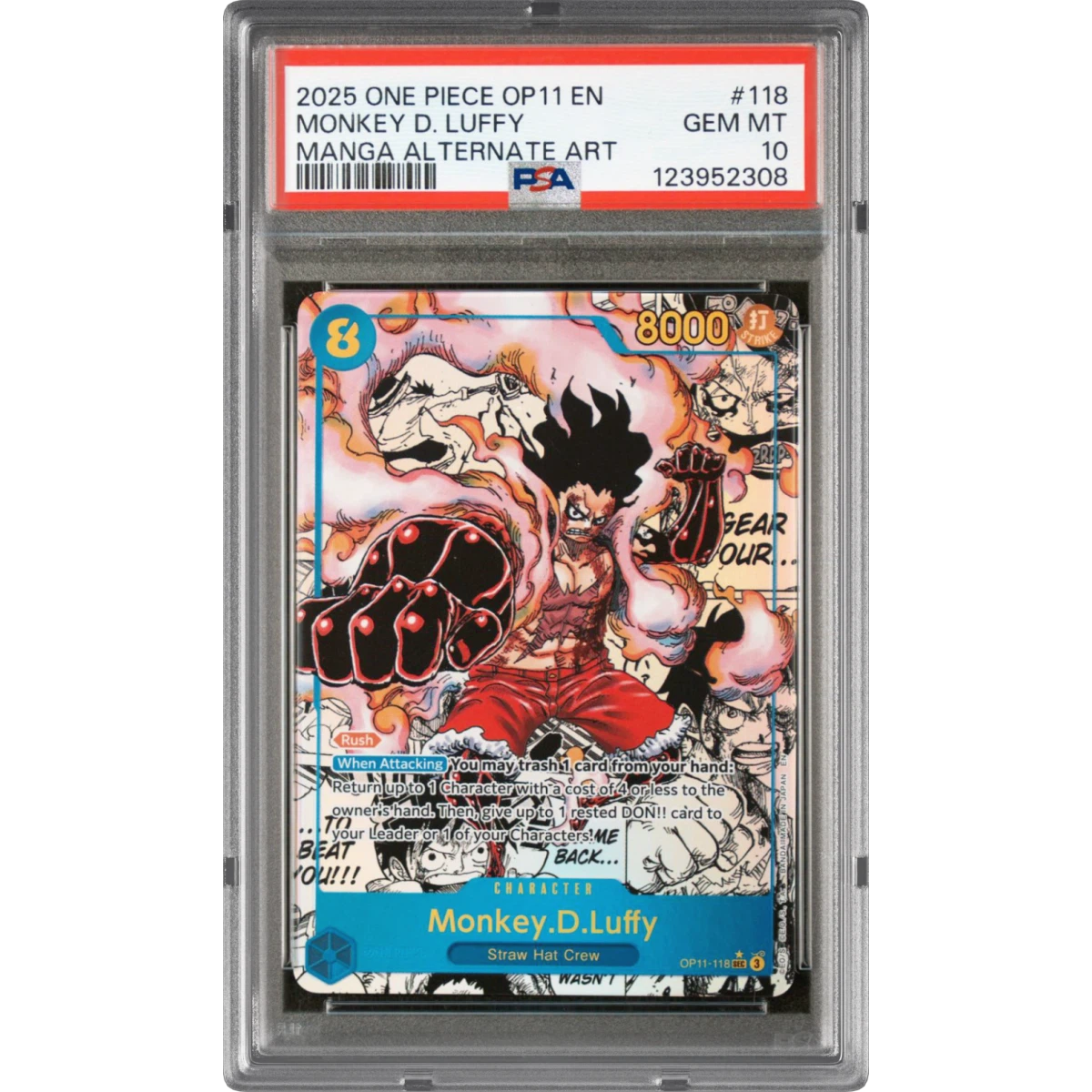 Monkey D. Luffy card artwork