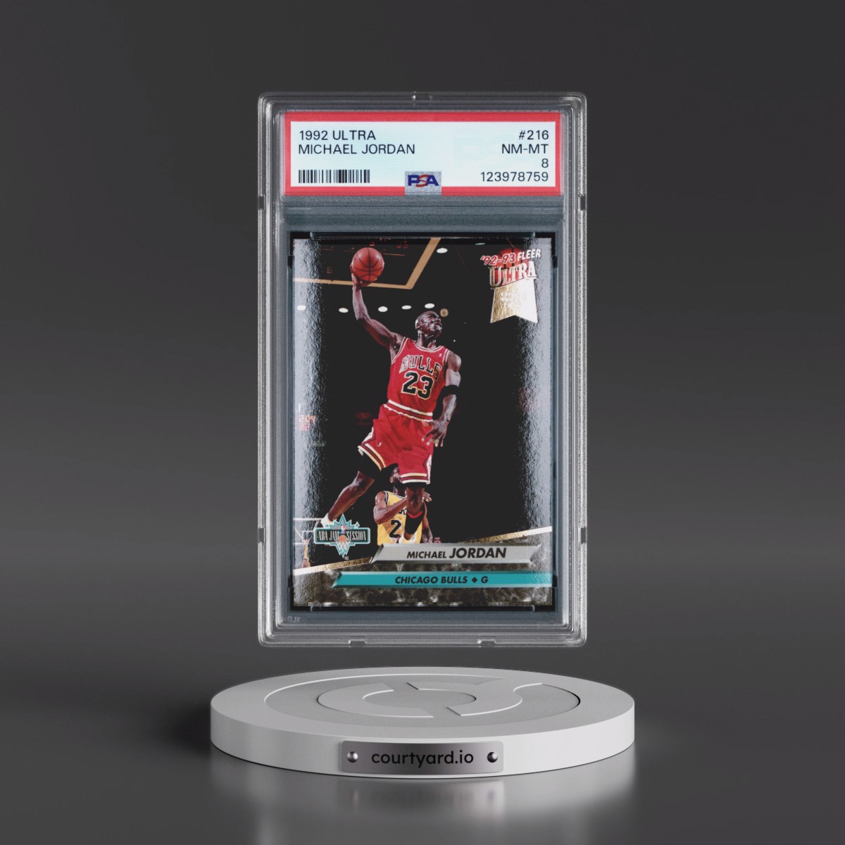 1992 Ultra Michael Jordan #216 PSA 8