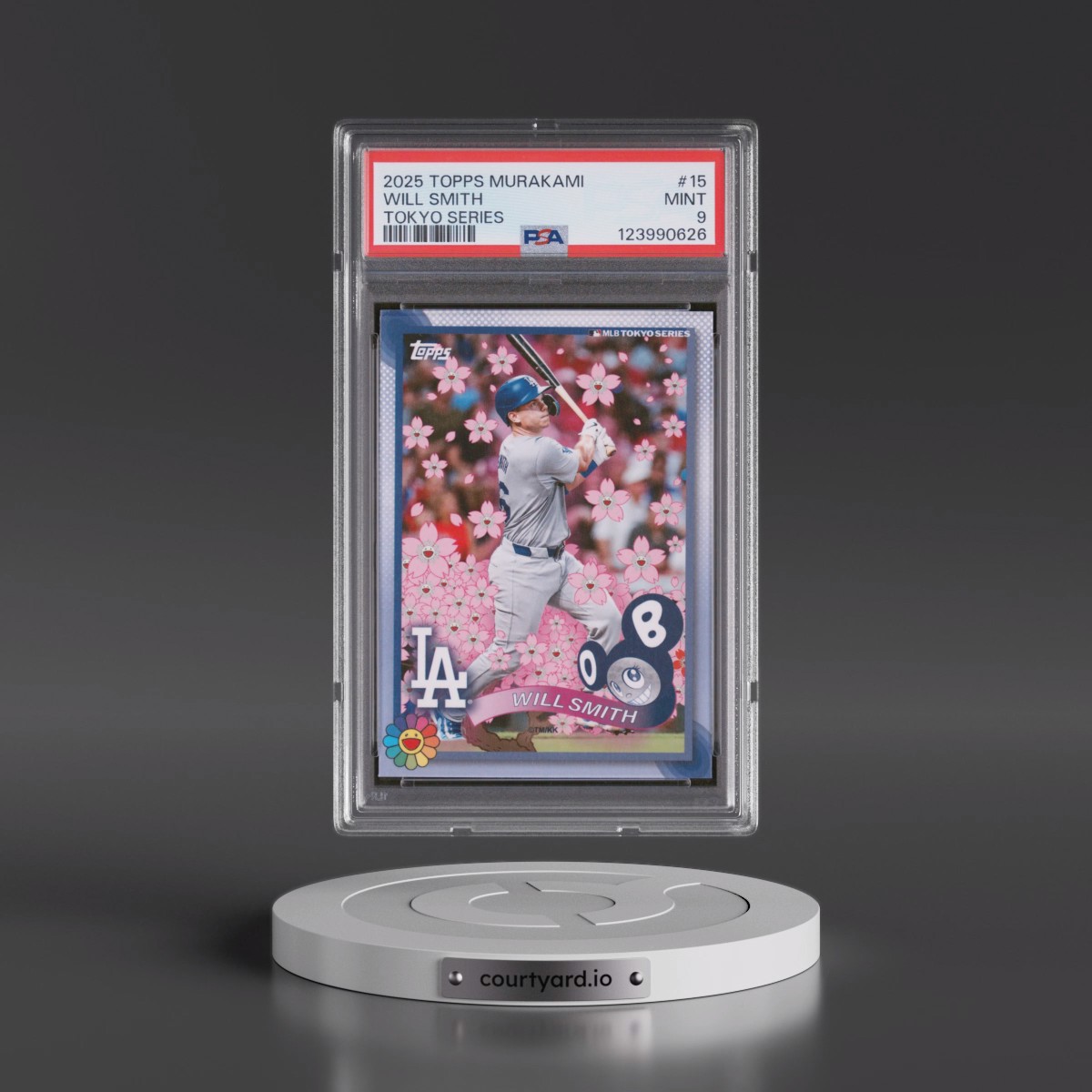 2025 Topps Takashi Murakami + MLB World Tour Tokyo Series #15 Will Smith (PSA 9 MINT)