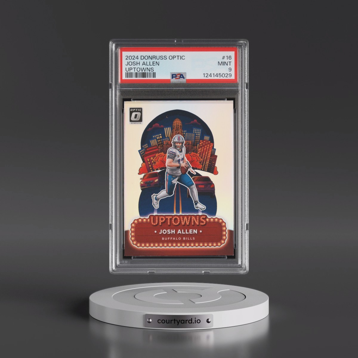 2024 Panini Donruss Optic Uptowns #16 Josh Allen (PSA 9 MINT)
