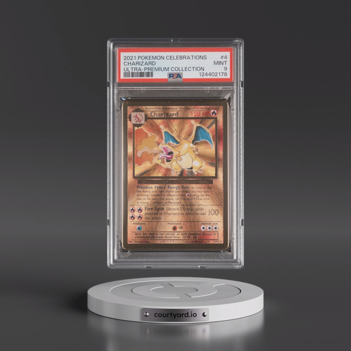 2021 Pokémon Celebrations Ultra-Premium Collection #4 Charizard (PSA 9 MINT)