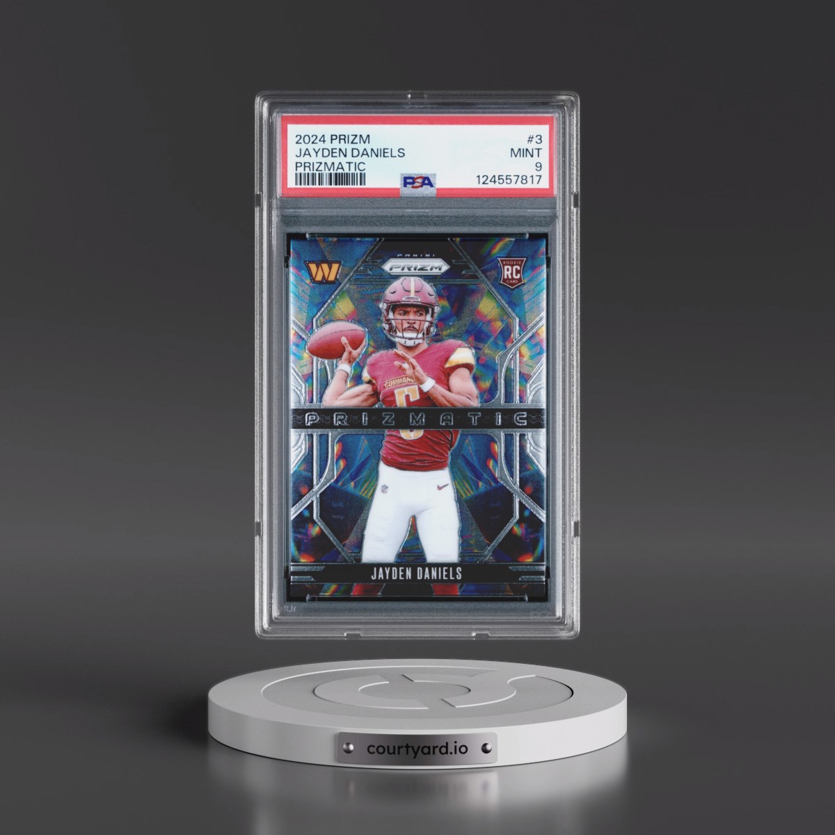 2024 Panini Prizm Prizmatic #3 Jayden Daniels (PSA 9 MINT)