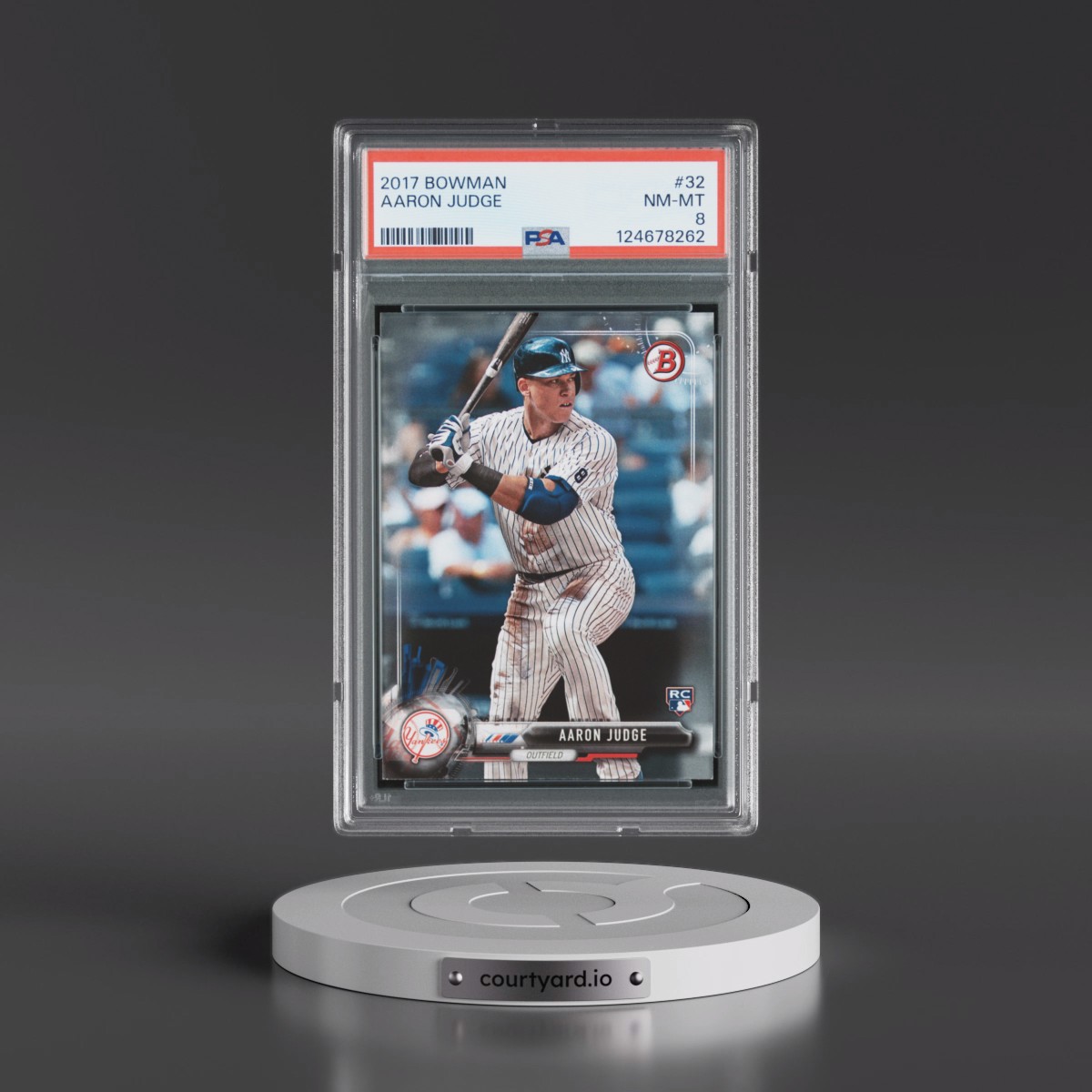 2017 Bowman #32 Aaron Judge (PSA 8 NM-MT)