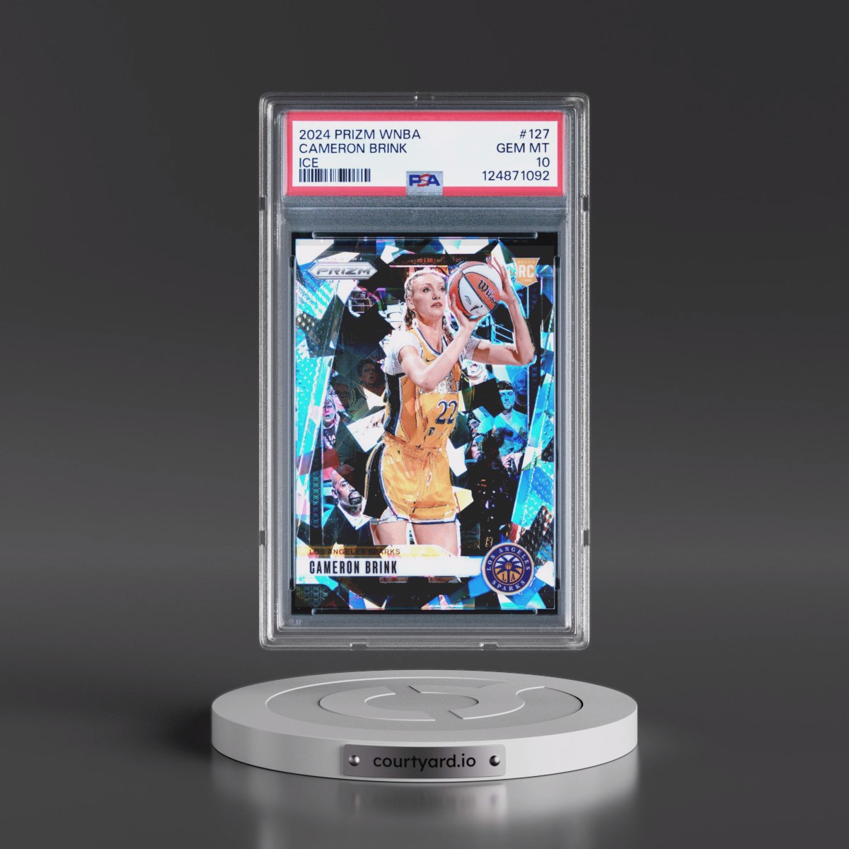 2024 Panini Prizm WNBA Cameron Brink - Ice #127 PSA 10