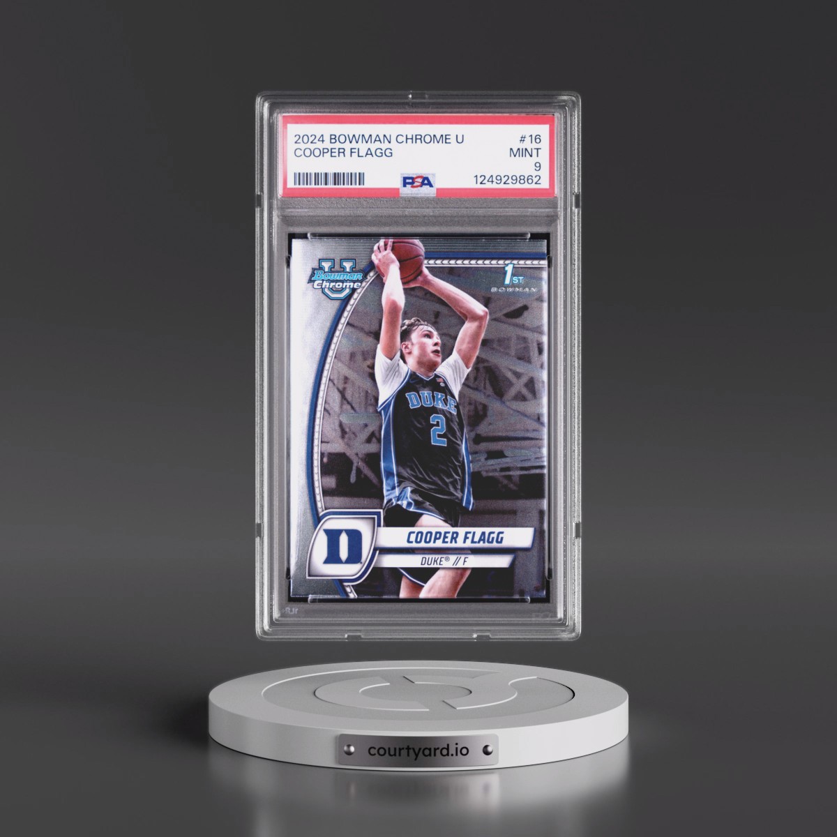 2024 Bowman Chrome University #16 Cooper Flagg (PSA 9 MINT)