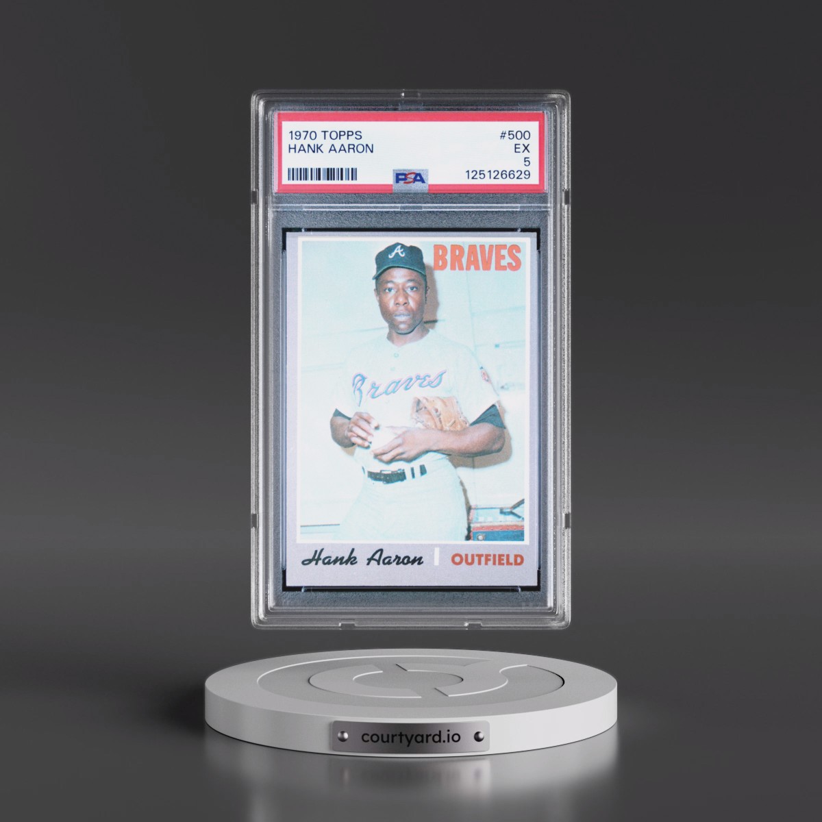 1970 Topps #500 Hank Aaron (PSA 5 EX)