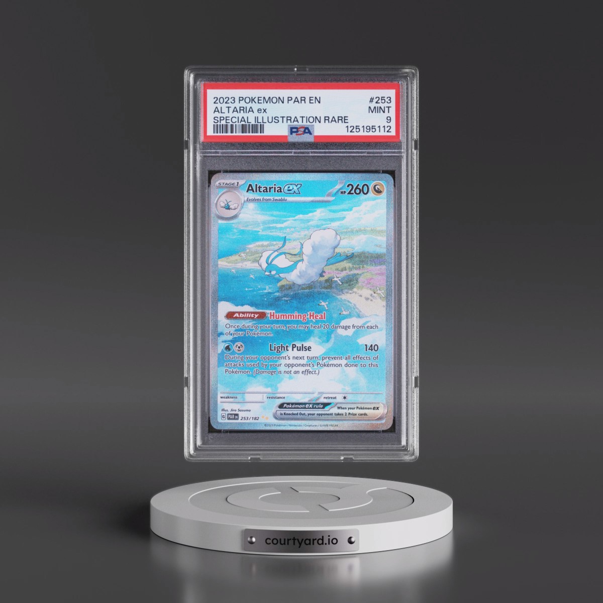 2023 Pokémon Par EN-Paradox Rift #253 Altaria EX - Holo Special Illustration Rare (PSA 9 MINT)