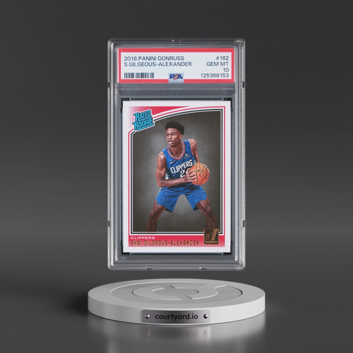 2018 Panini Donruss #162 Shai Gilgeous-Alexander (PSA 10 GEM MINT)