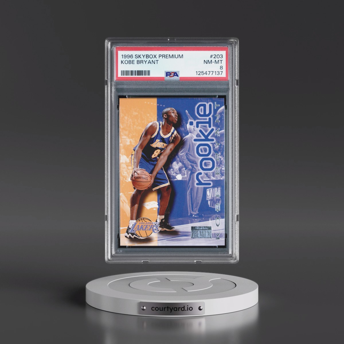 1996 Skybox Premium #203 Kobe Bryant (PSA 8 NM-MT)