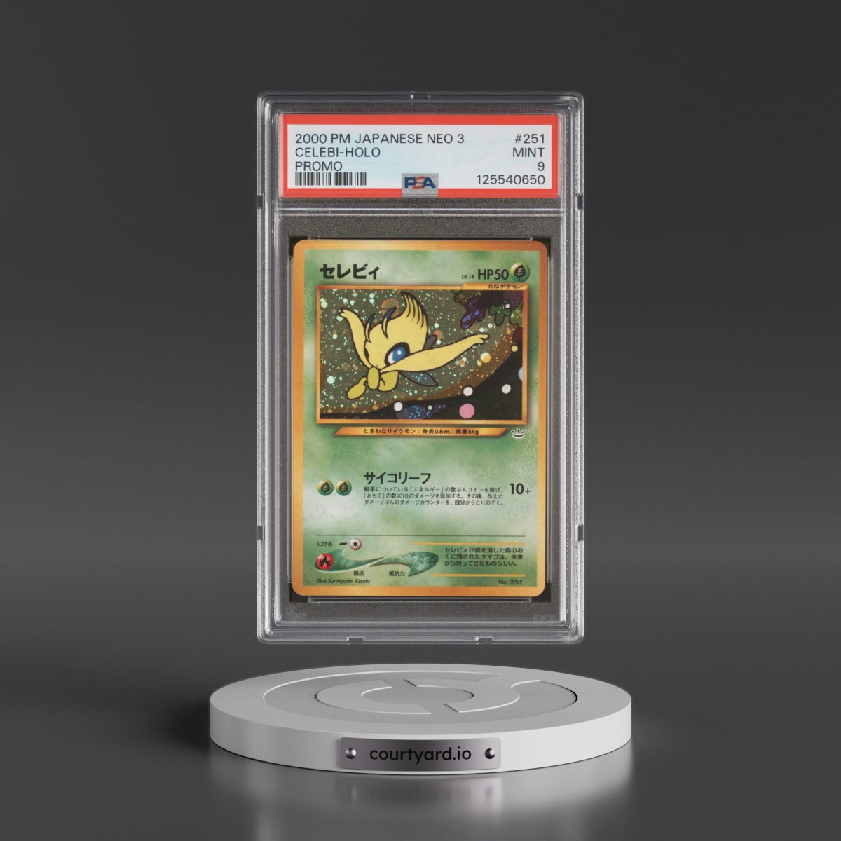2000 Pokémon Neo 3 Promo #251 Celebi - Holo Promo (PSA 9 MINT)