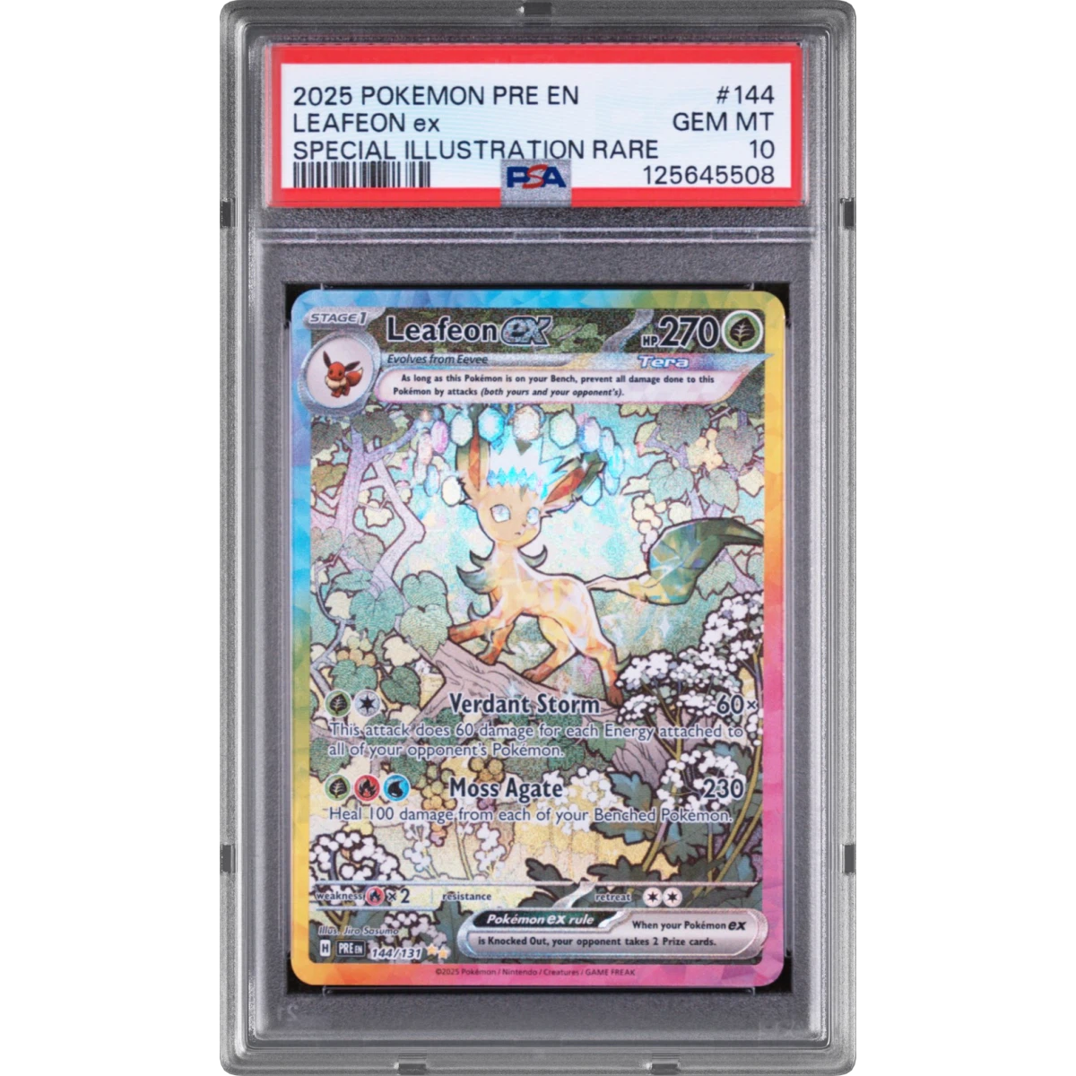 Leafeon EX card artwork