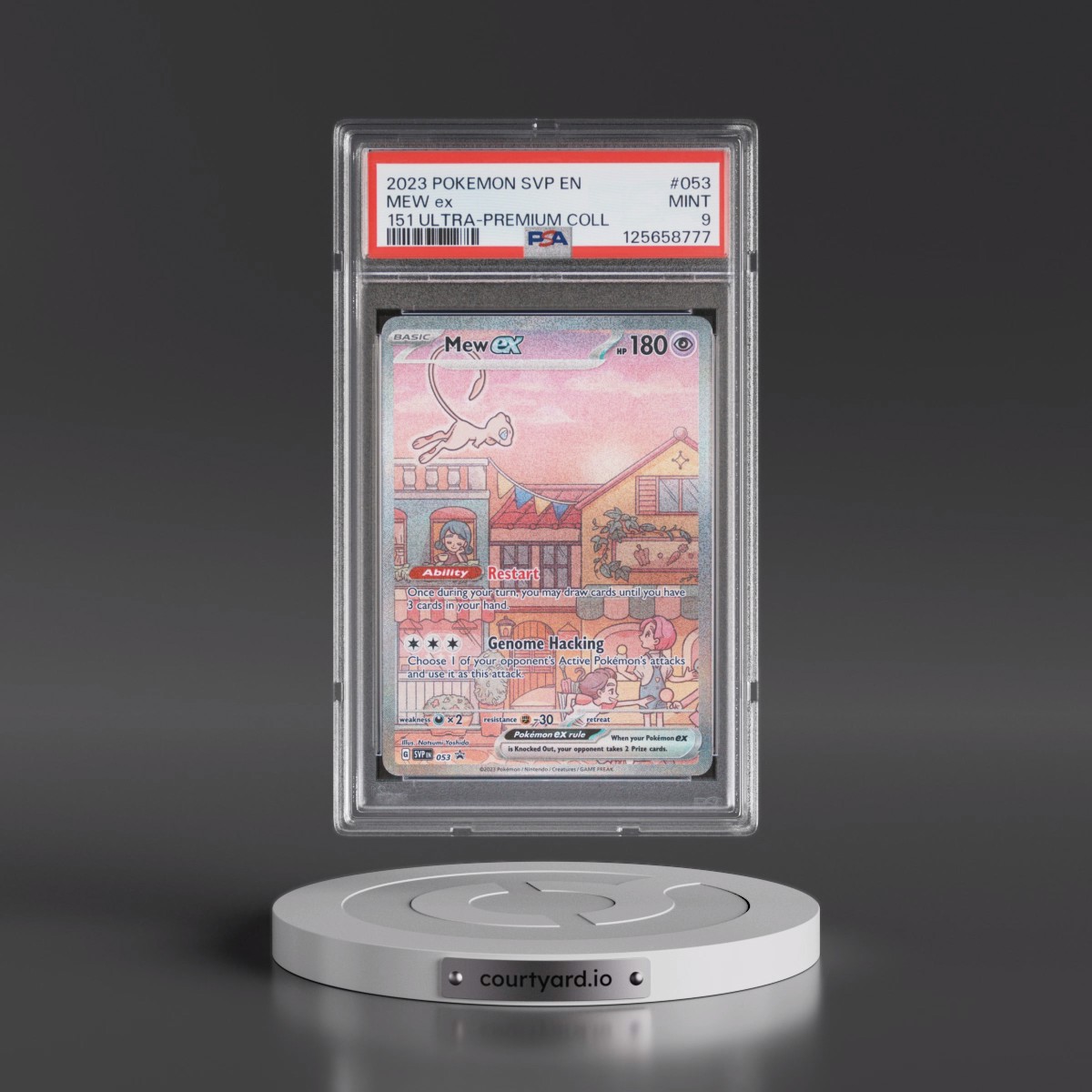 2023 Pokémon Svp EN-SV Black Star Promo #053 Mew EX - Holo 151 Ultra-Premium Collection (PSA 9 MINT)