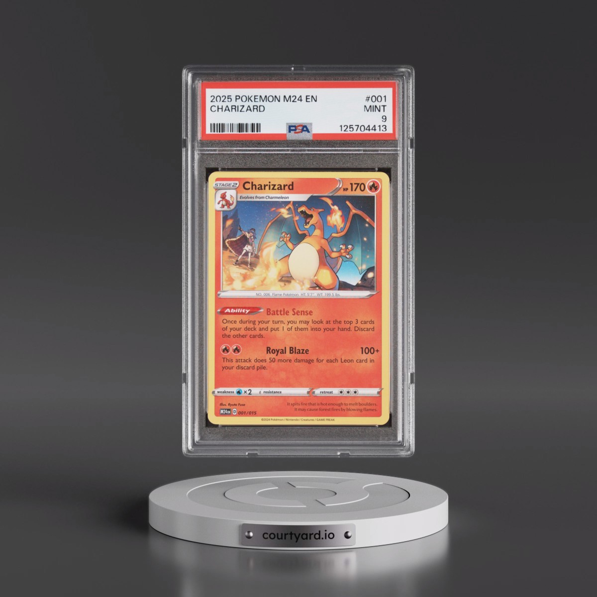 2025 Pokémon M24 EN-Mcdonald's Collection #001 Charizard (PSA 9 MINT)