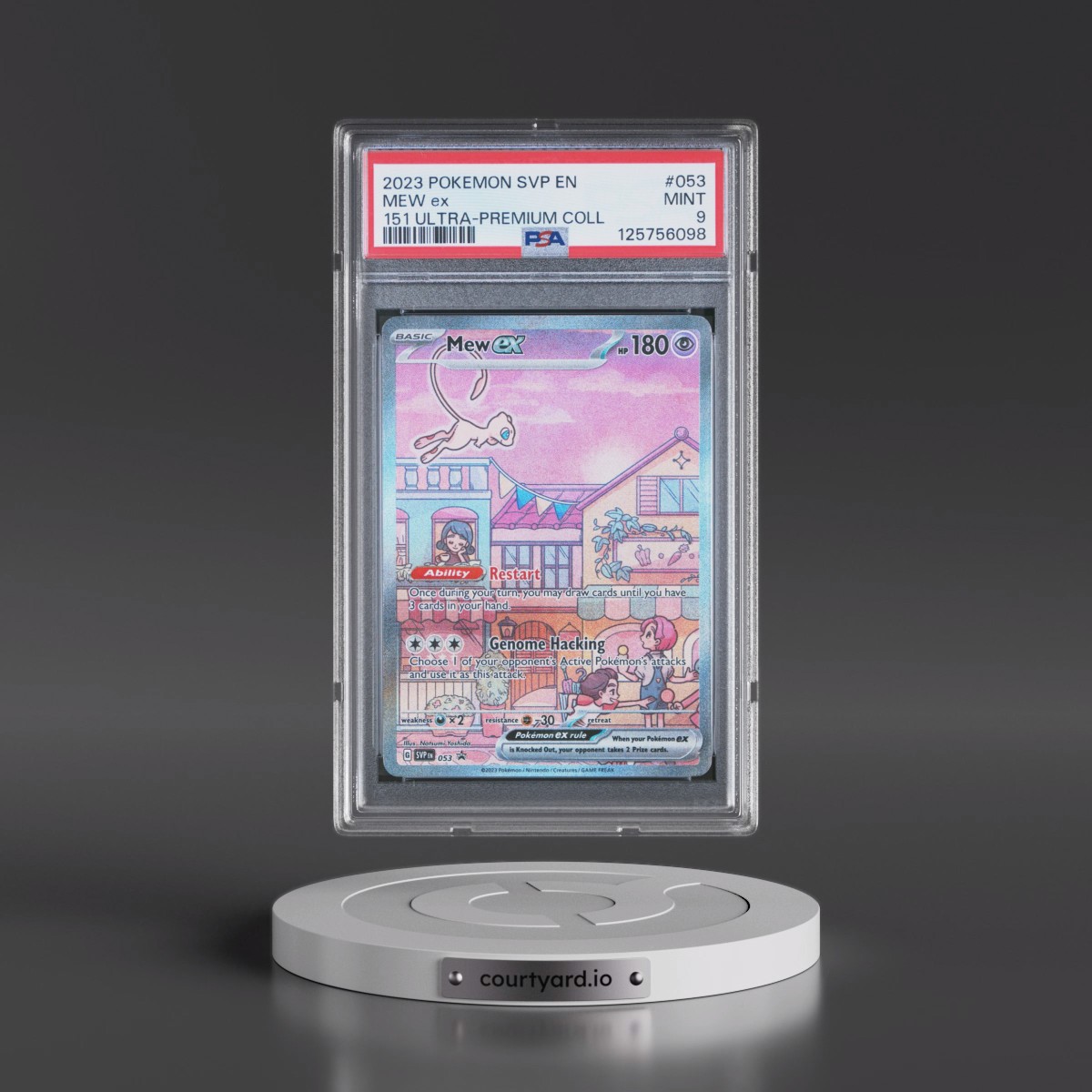 2023 Pokémon Svp EN-SV Black Star Promo #053 Mew EX - Holo 151 Ultra-Premium Collection (PSA 9 MINT)