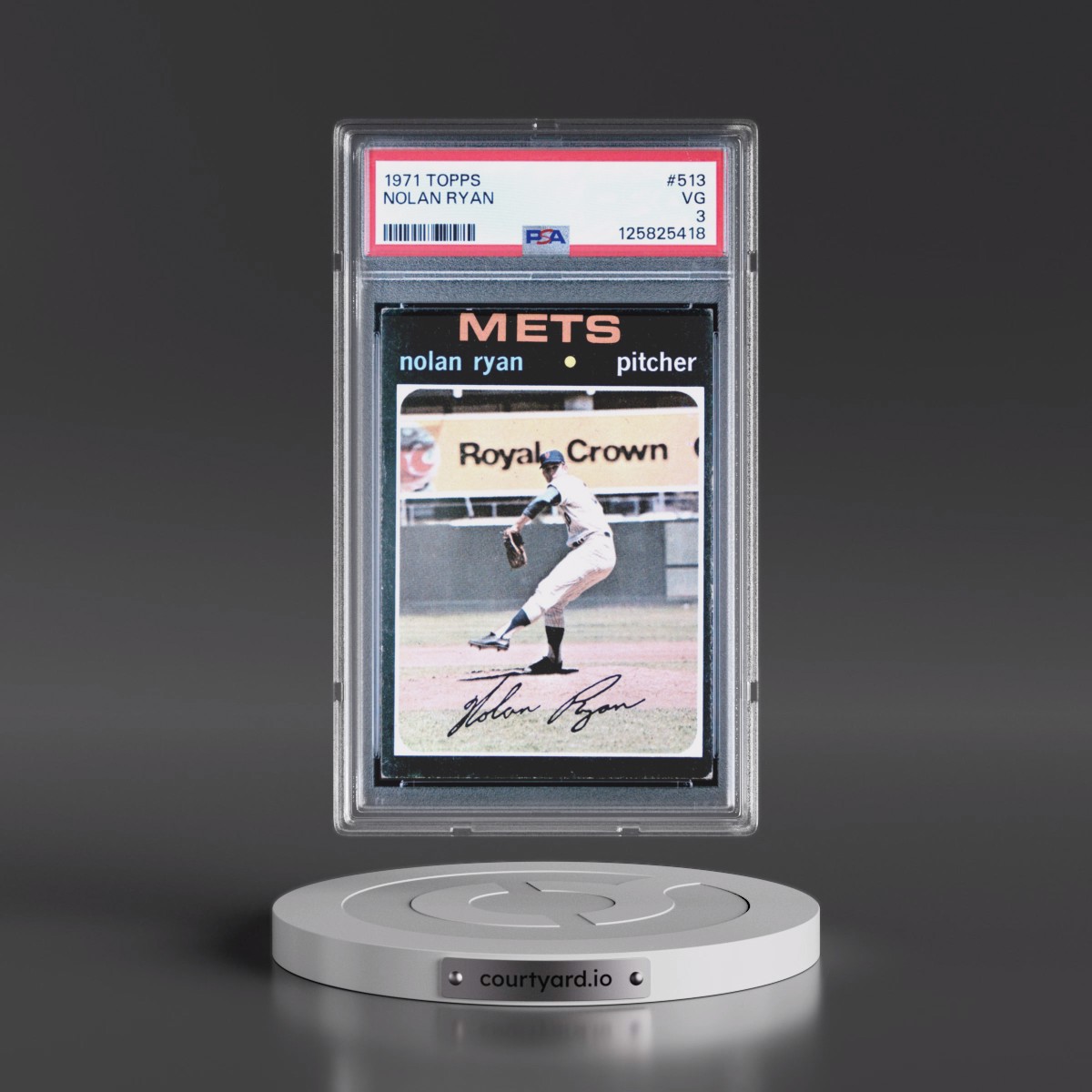 1971 Topps #513 Nolan Ryan (PSA 3 VG)