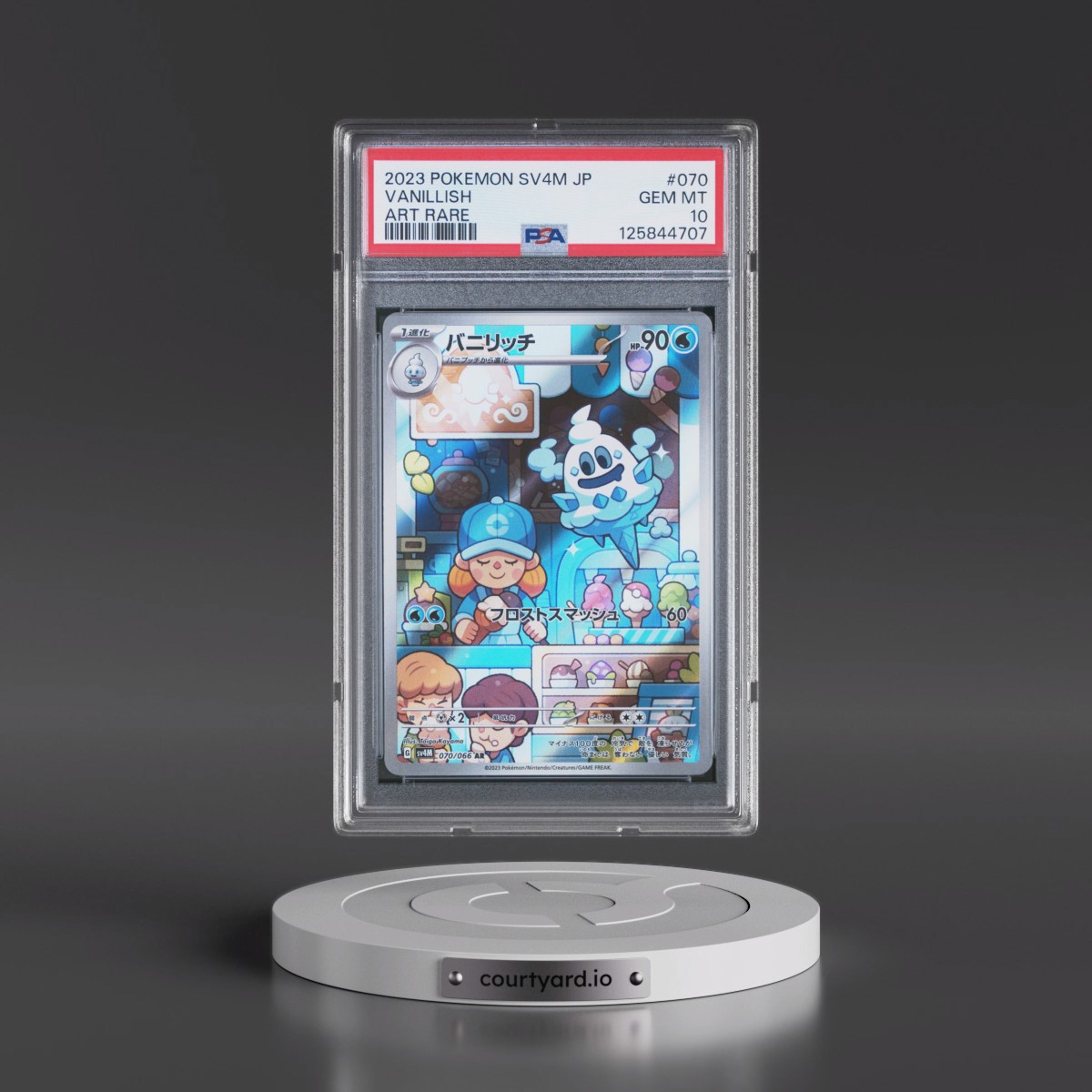 2023 Pokémon Sv4m-Future Flash #070 Vanillish - Art Rare (PSA 10 GEM MINT)