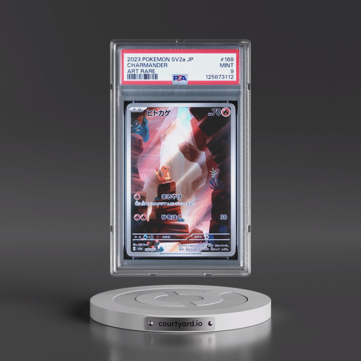 2023 Pokémon Sv2a-Pokémon 151 #168 Charmander - Art Rare (PSA 9 MINT)