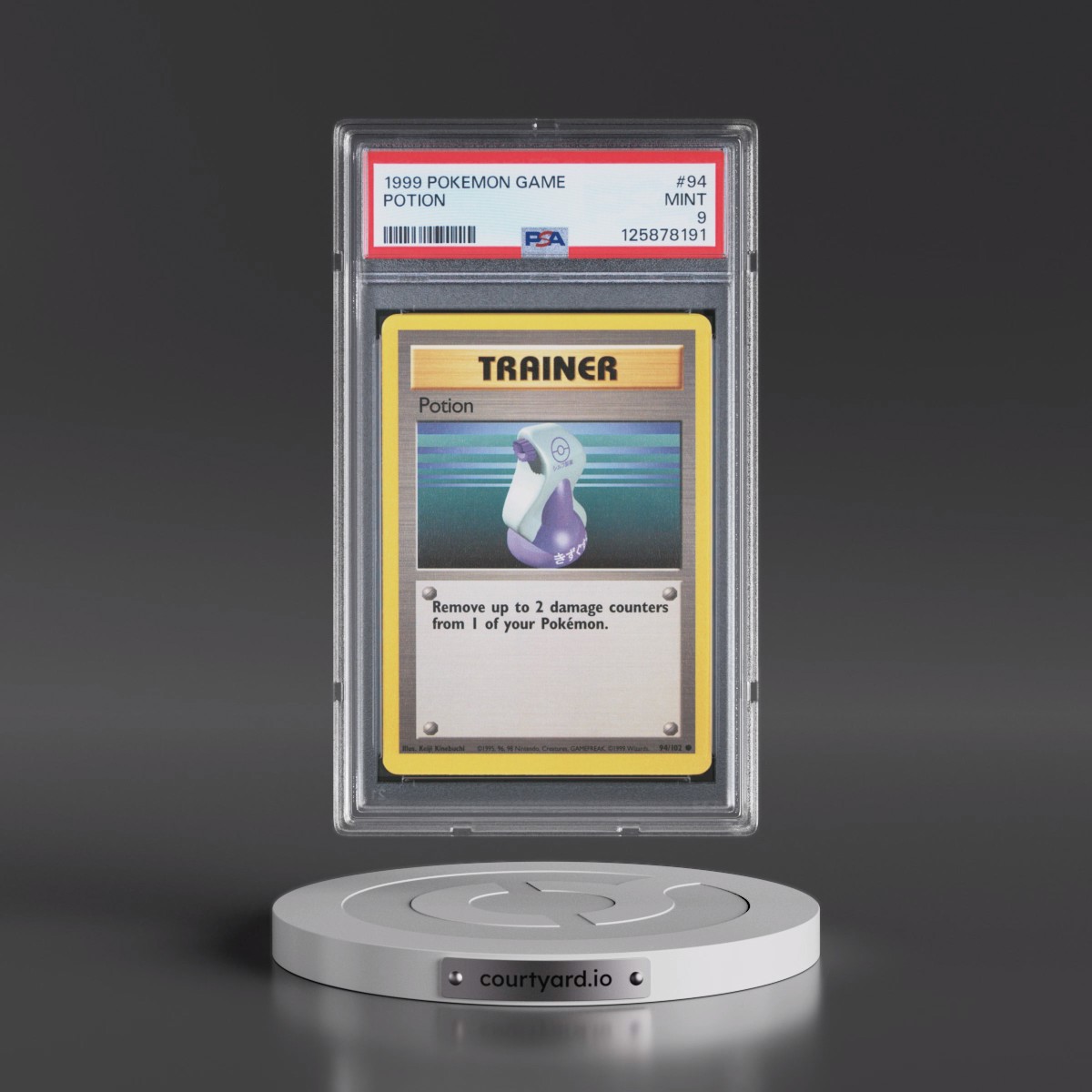 1999 Pokémon Game #94 Potion (PSA 9 MINT)