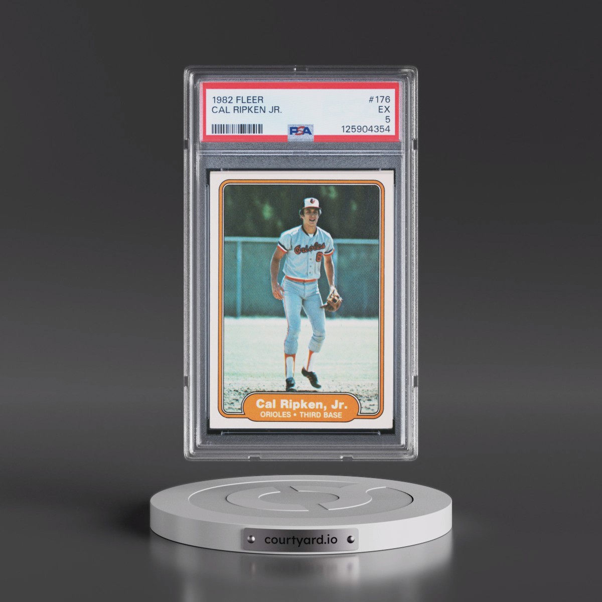 1982 Fleer #176 Cal Ripken Jr. (PSA 5 EX)
