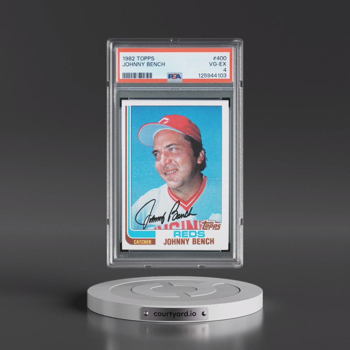 1982 Topps #400 Johnny Bench (PSA 4 VG-EX)