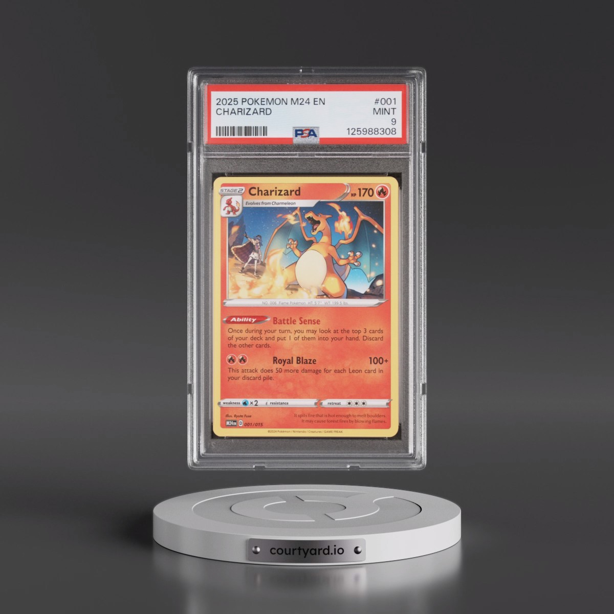2025 Pokémon M24 EN-Mcdonald's Collection #001 Charizard (PSA 9 MINT)