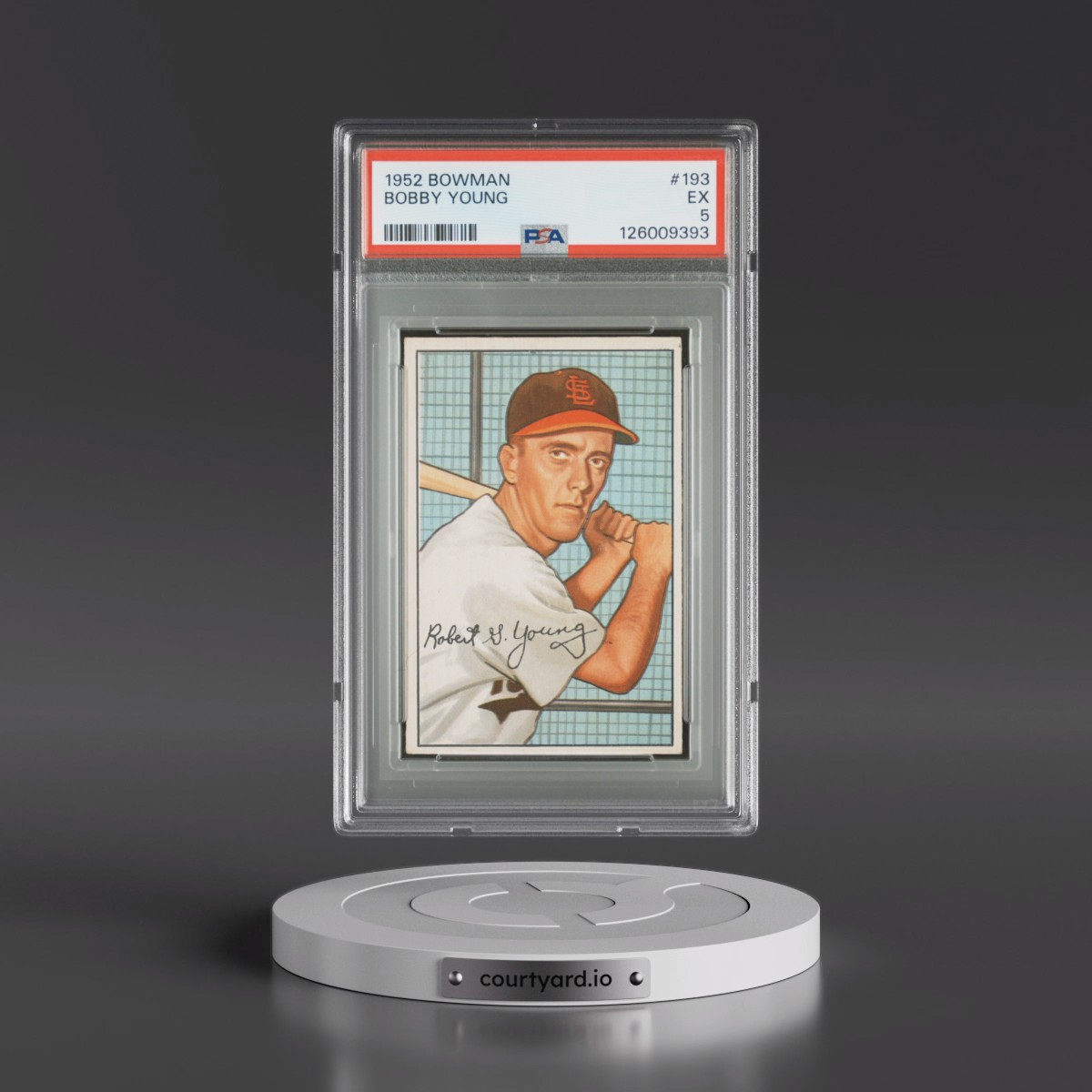 1952 Bowman #193 Bobby Young (PSA 5 EX)