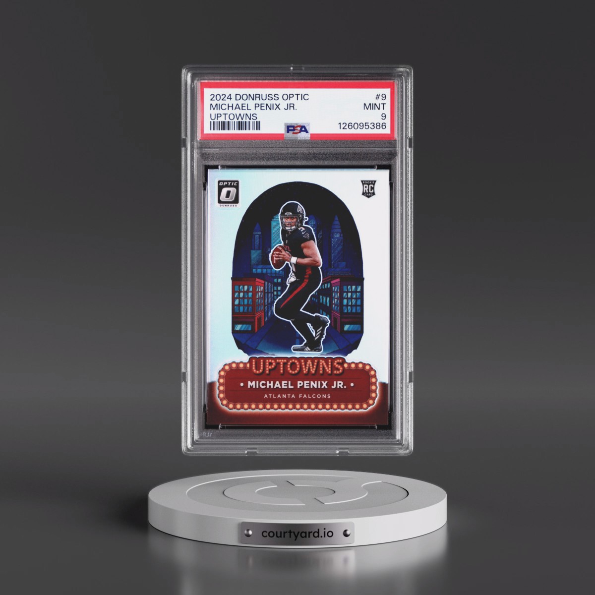 2024 Panini Donruss Optic Uptowns #9 Michael Penix Jr. (PSA 9 MINT)