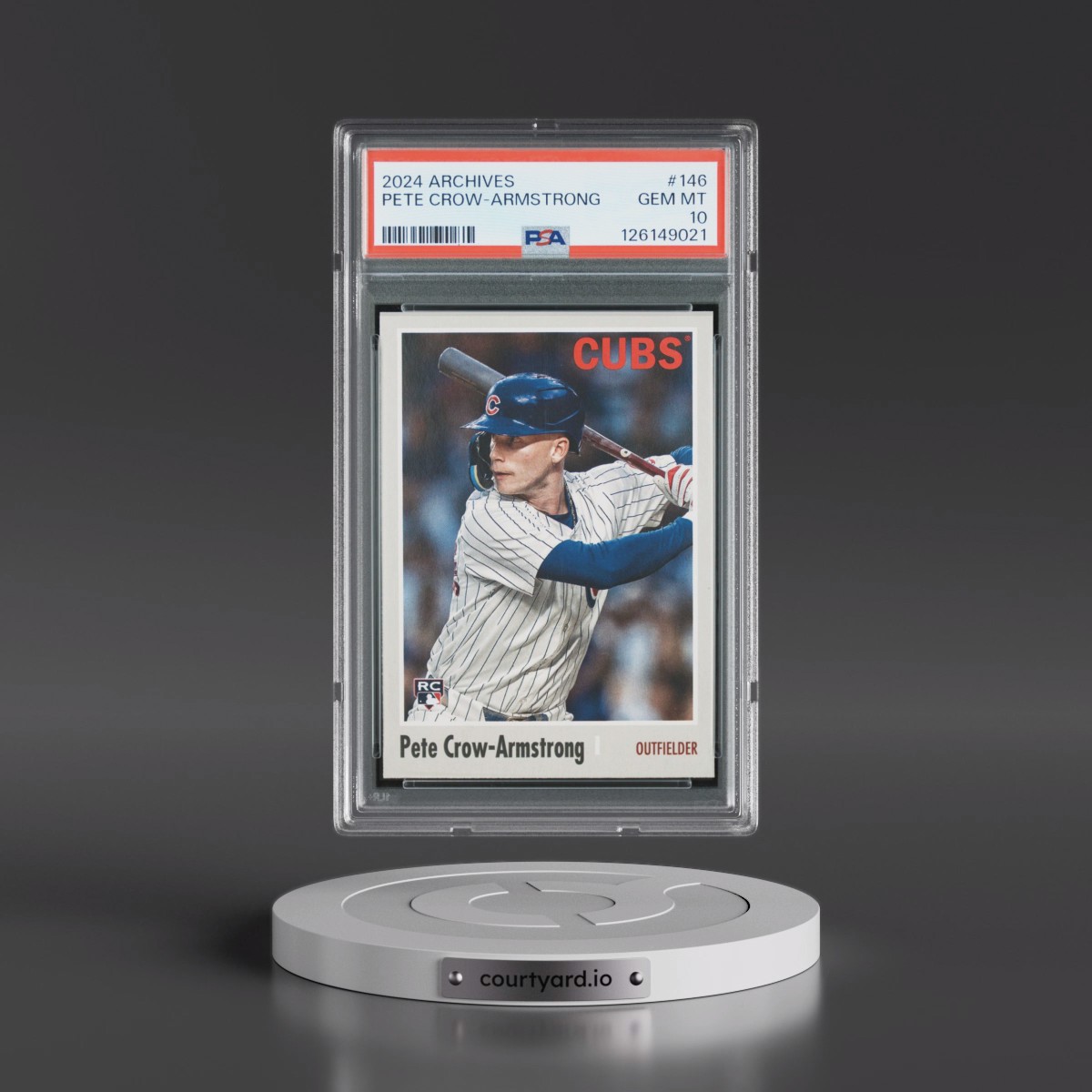 2024 Topps Archives Pete Crow-Armstrong #146 PSA 10