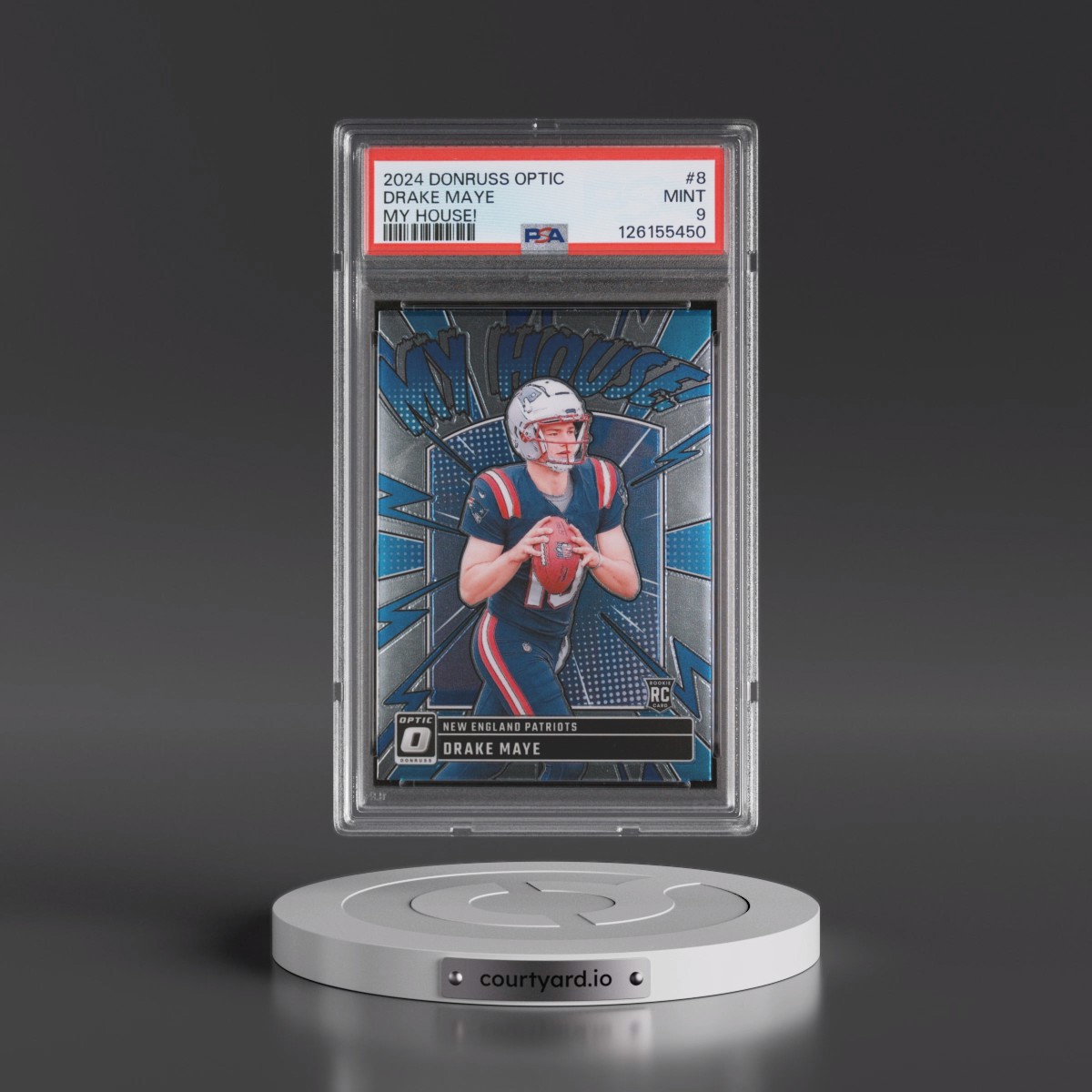 2024 Panini Donruss Optic My House! #8 Drake Maye (PSA 9 MINT)